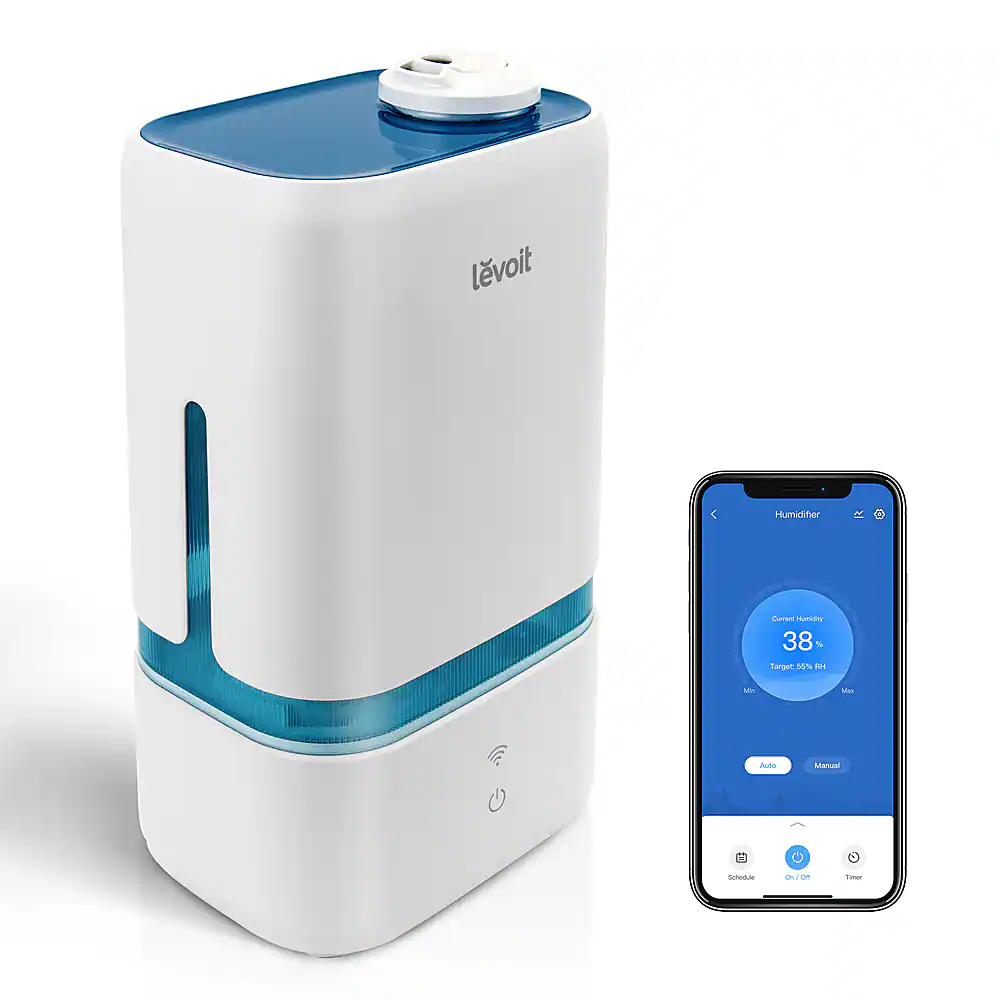 Levoit - Smart Ultrasonic Cool Mist Humidifier - White - Image 3