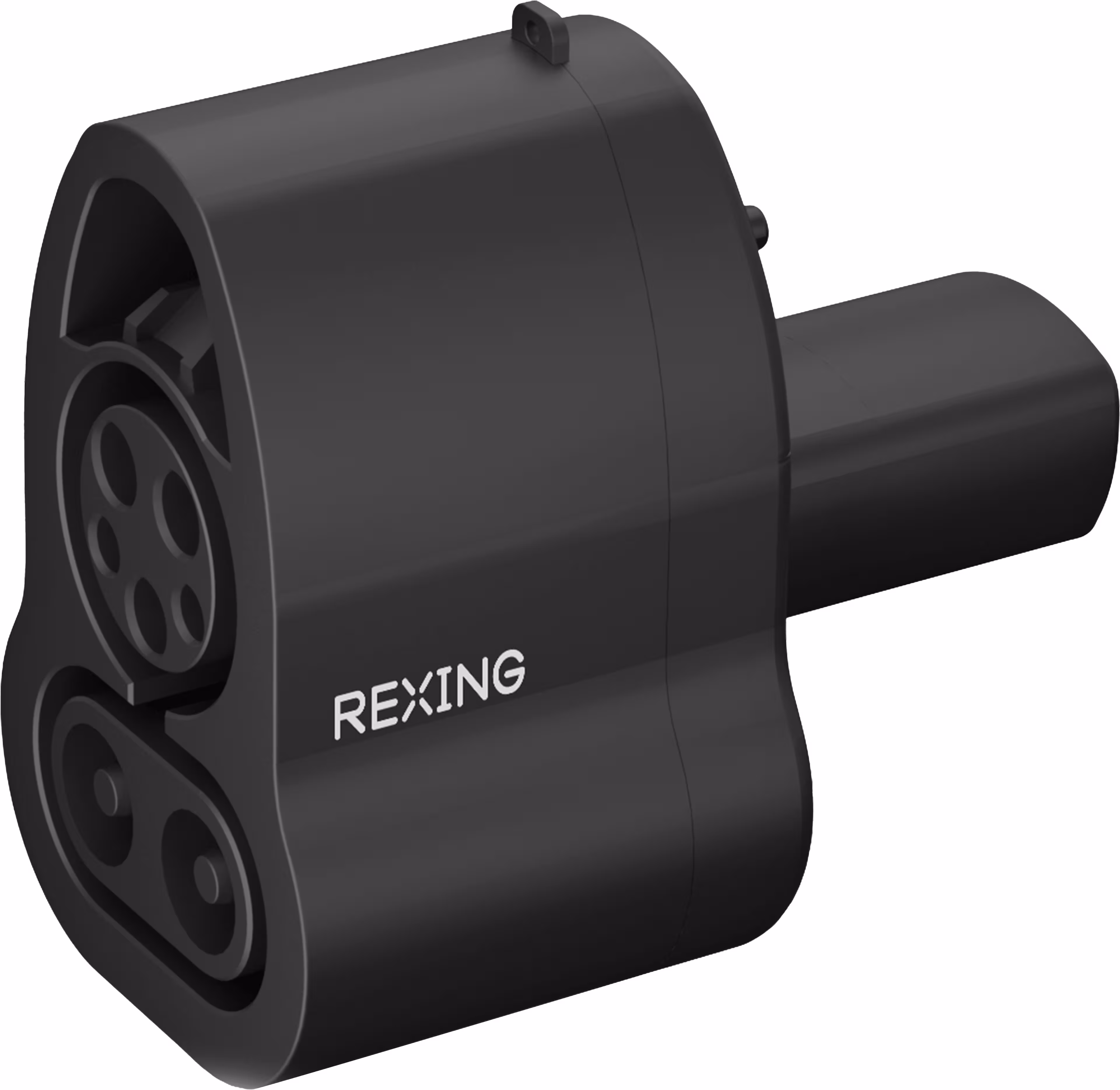 Rexing - CCS to Tesla Electric Vehicle (EV) Charger Adapter for Tesla Models S, 3, X and Y - Black