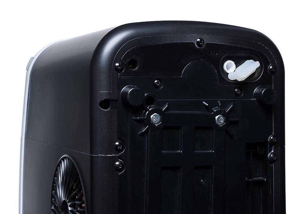 NewAir - 26 lb Countertop Nugget Ice Maker with Self-Cleaning Function, Ice Scoop and Basket - Black - Image 11