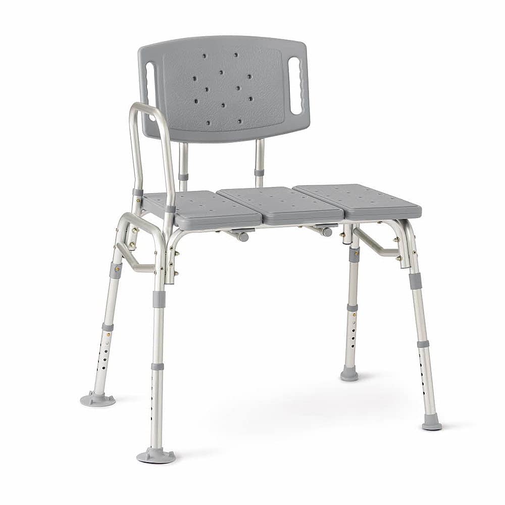Medline - Bariatric Transfer Bench - gray