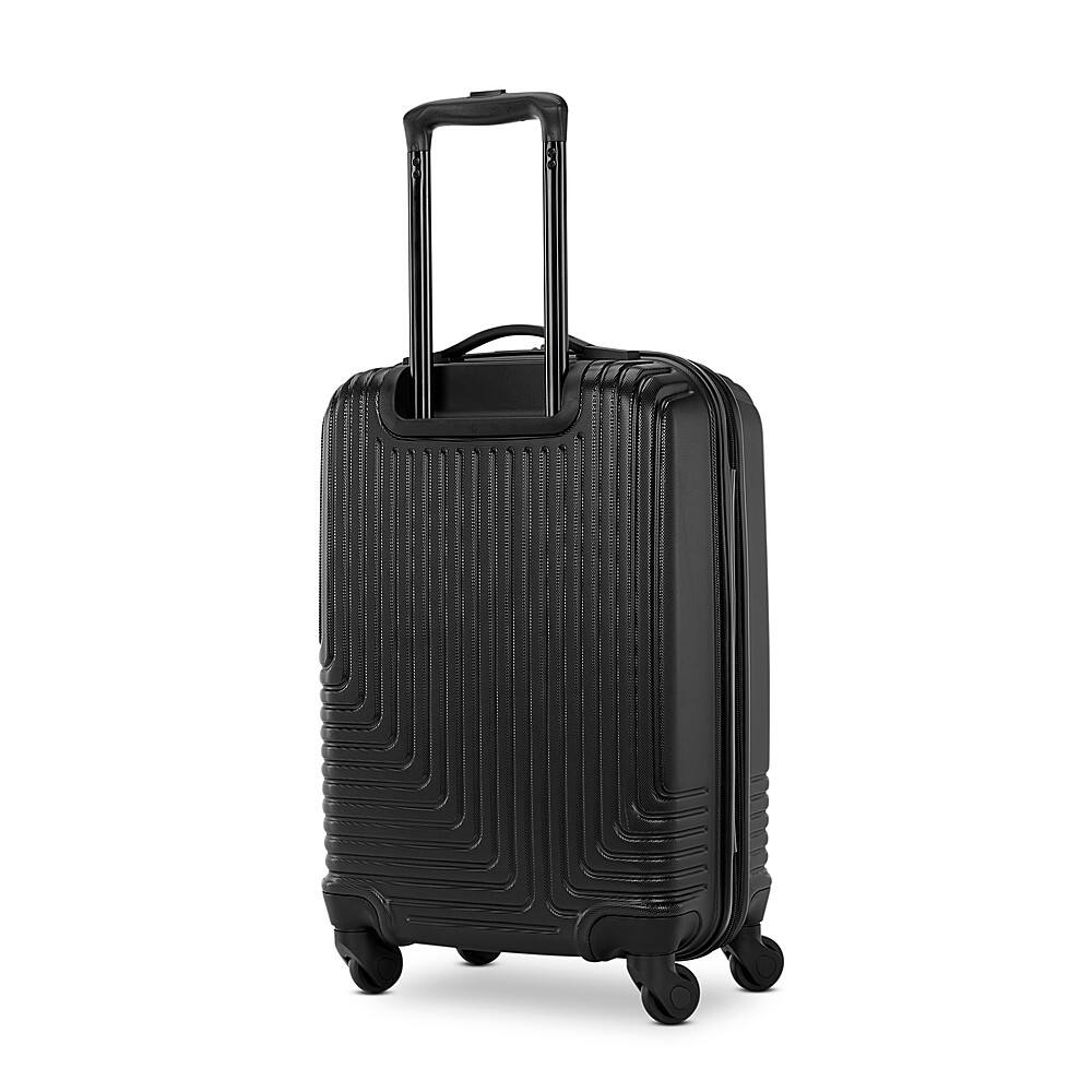 American Tourister - Groove 20", 24", 28" Expandable Spinner Suitcase Set (3 piece) - BLACK - Image 8