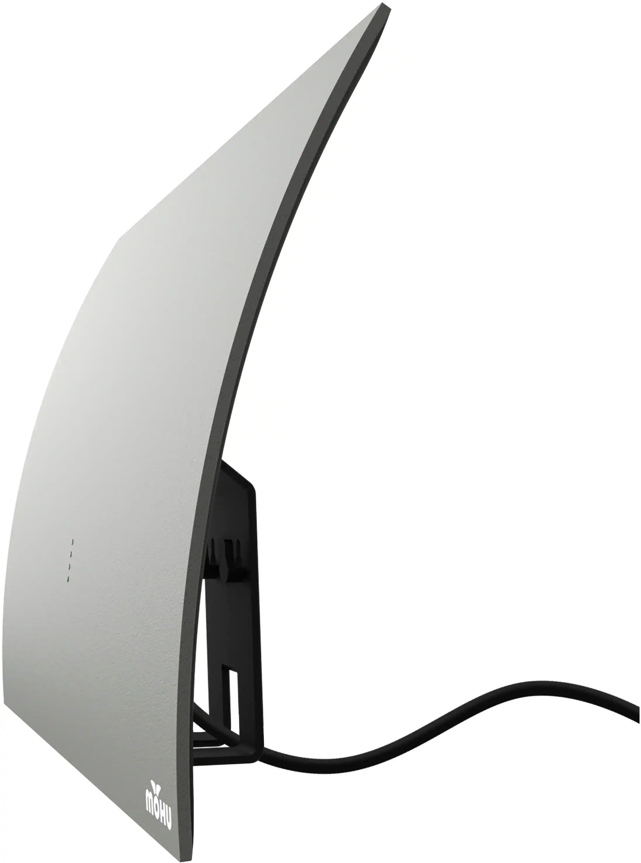 Mohu - Gateway Plus Amplified Indoor HDTV Antenna, 60-mile Range - Grey - Image 2