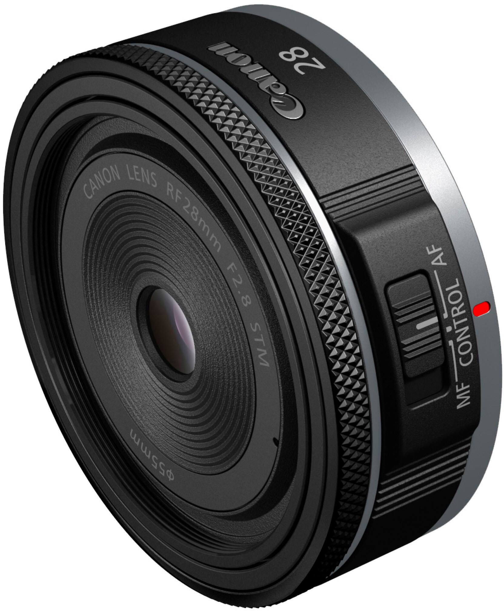 Canon - RF28mm F2.8 STM Wide-Angle Prime Lens for EOS R-Series Cameras - Black - Image 2