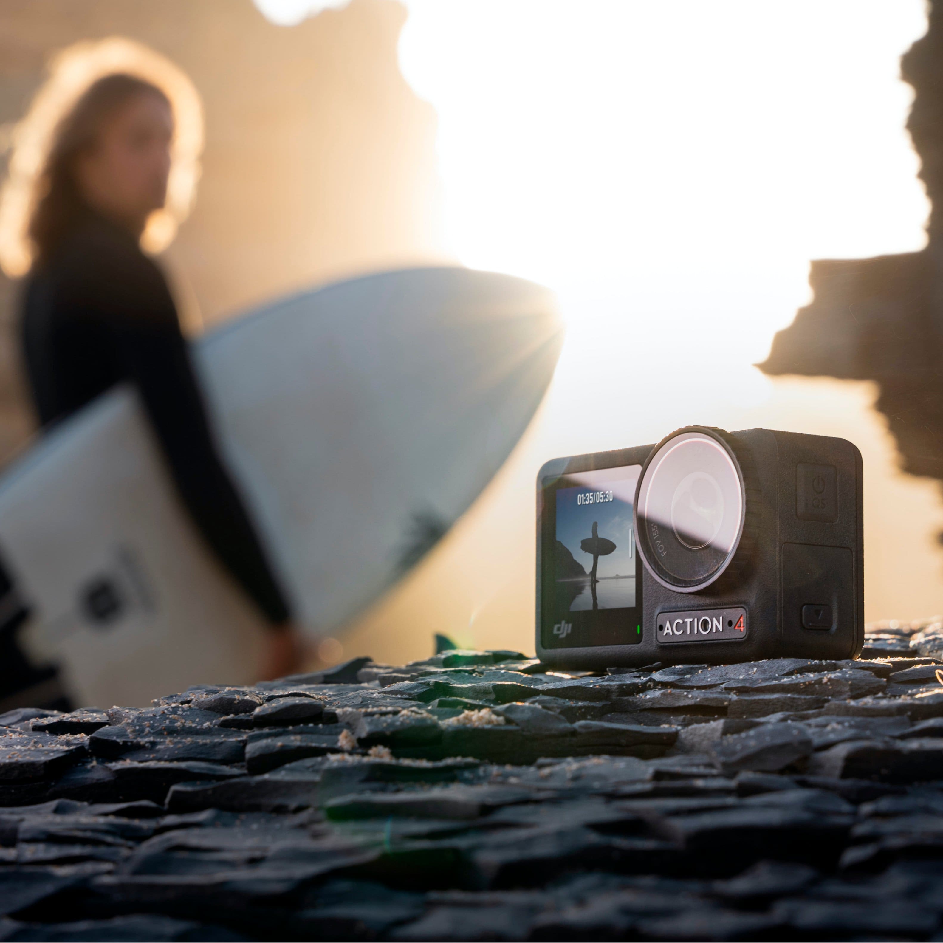 DJI - Osmo Action 4 4K Action Camera Standard Bundle - Gray - Image 6