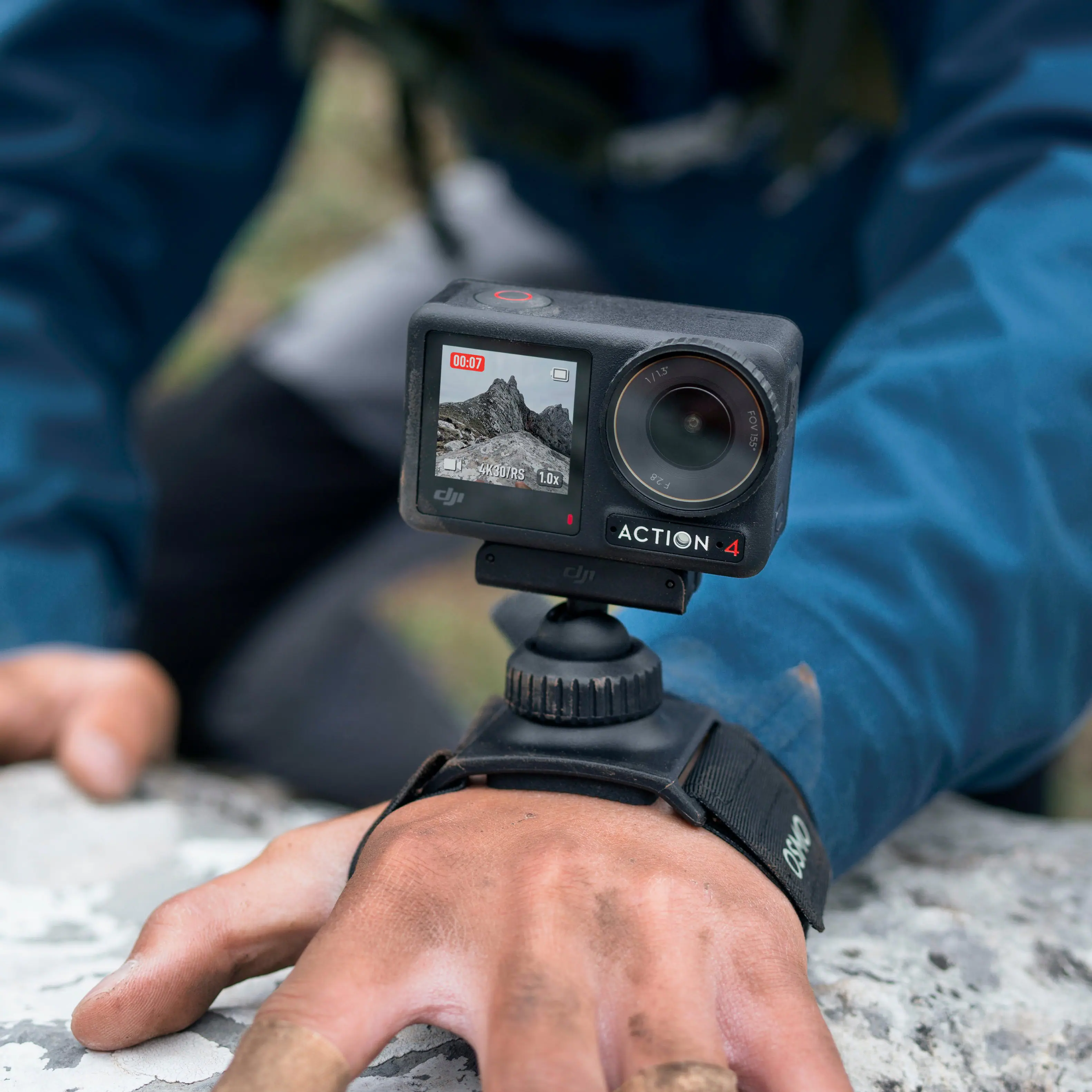 DJI - Osmo Action 4 4K Action Camera Standard Bundle - Gray - Image 9