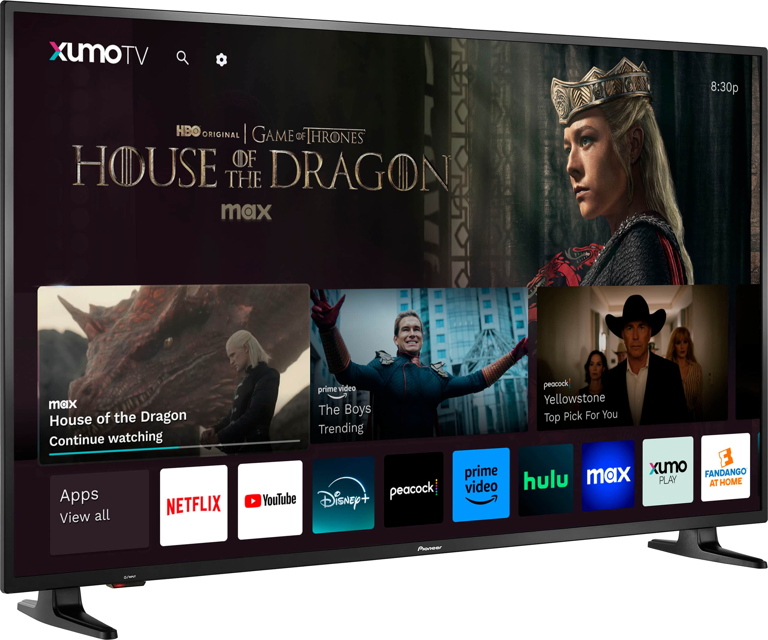 Pioneer - 55" Class LED 4K UHD Smart Xumo TV - Image 2