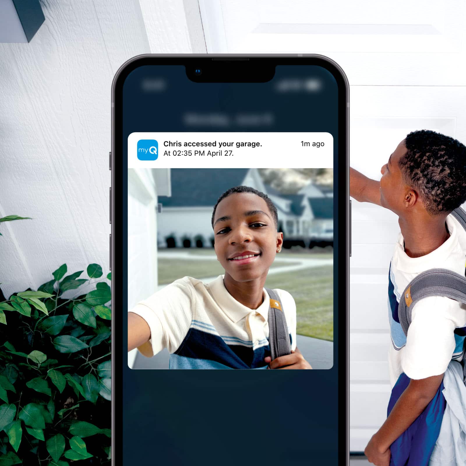 Chamberlain - MyQ Smart Garage Video Keypad – Battery Operated - White - Image 16