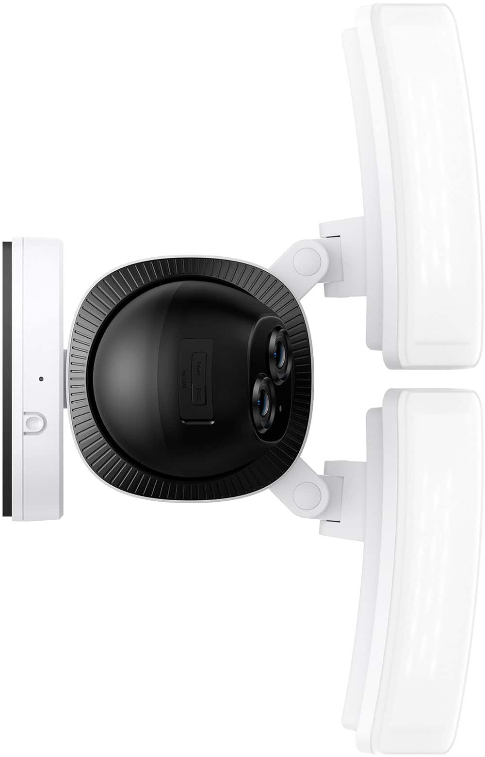 eufy - E340 Outdoor Wired 3K PTZ Security Camera with Floodlights and Dual Lens - White - Image 2