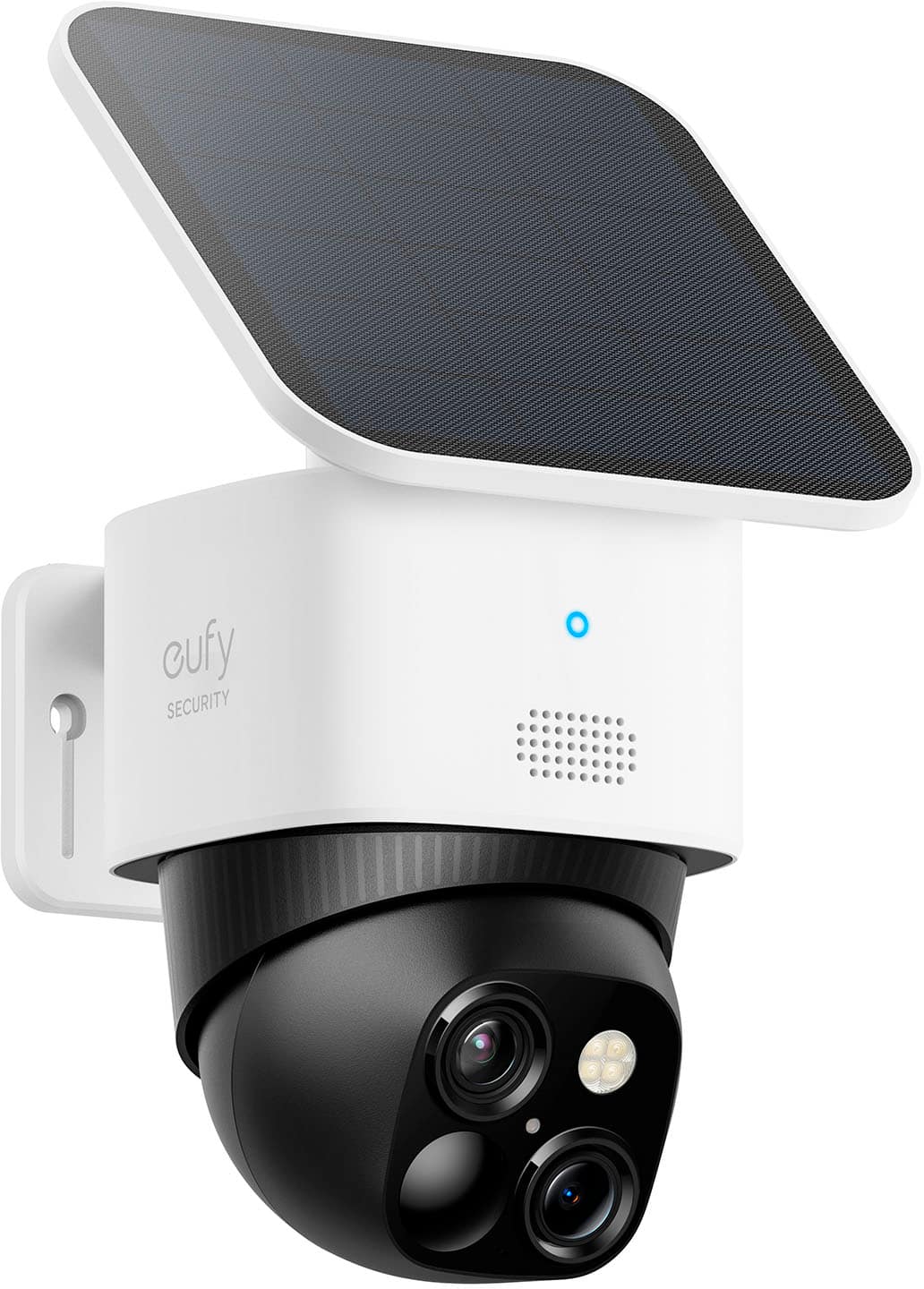 eufy - S340 Outdoor Solar Powered 3K PTZ Security Camera with Dual Lens - White - Image 2