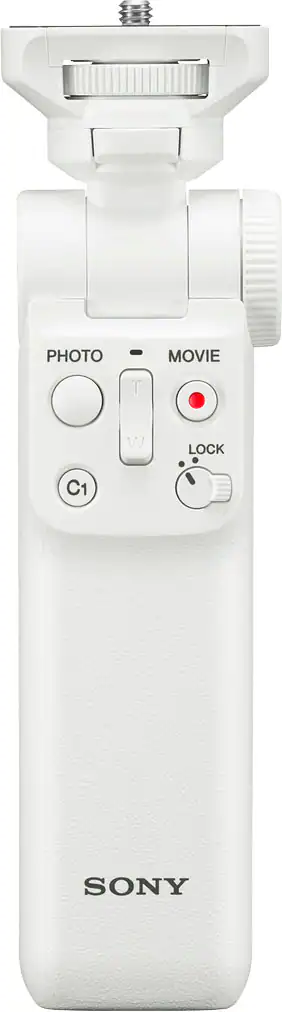 Sony - Wi-Fi Bluetooth Remote with Shooting Grip - White