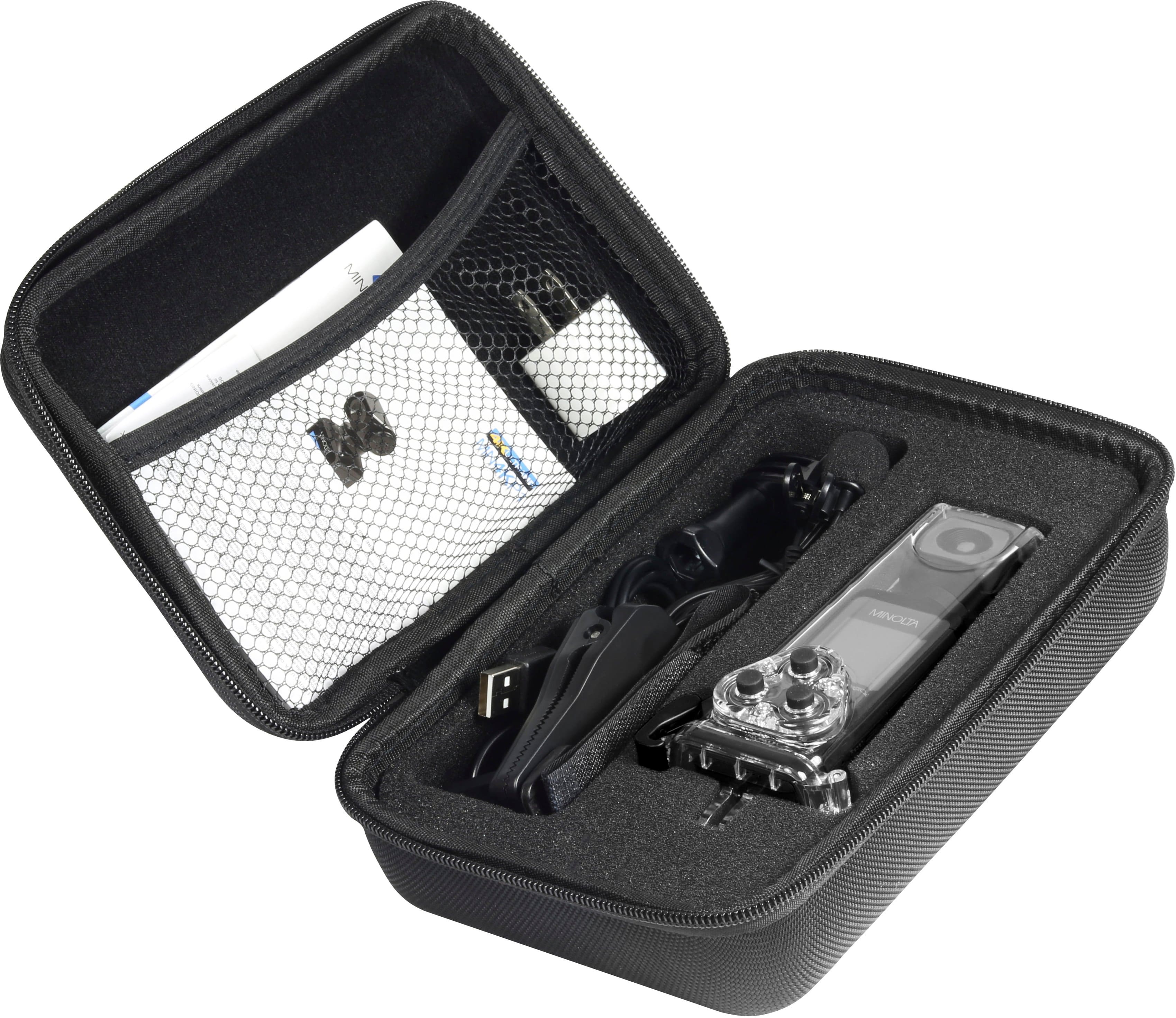 Minolta - MN4KP1 4K Video 16.0-Megapixel Waterproof Camcorder Bundle - Black - Image 8