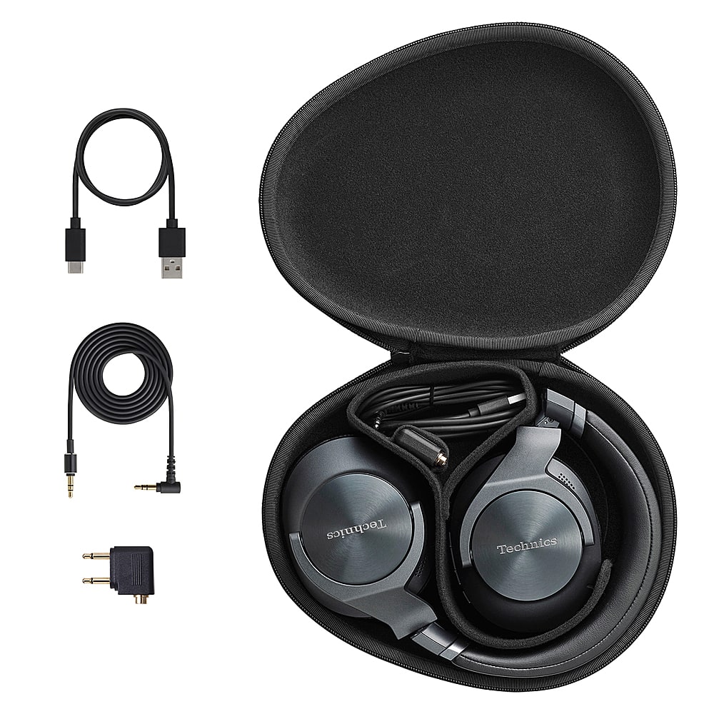 Technics - Wireless Noise Cancelling Over-Ear Headphones with 2 Device Multipoint Connectivity - Black - Image 10
