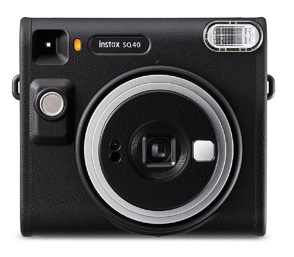 Fujifilm - instax SQUARE SQ40 Instant Film Camera - Black