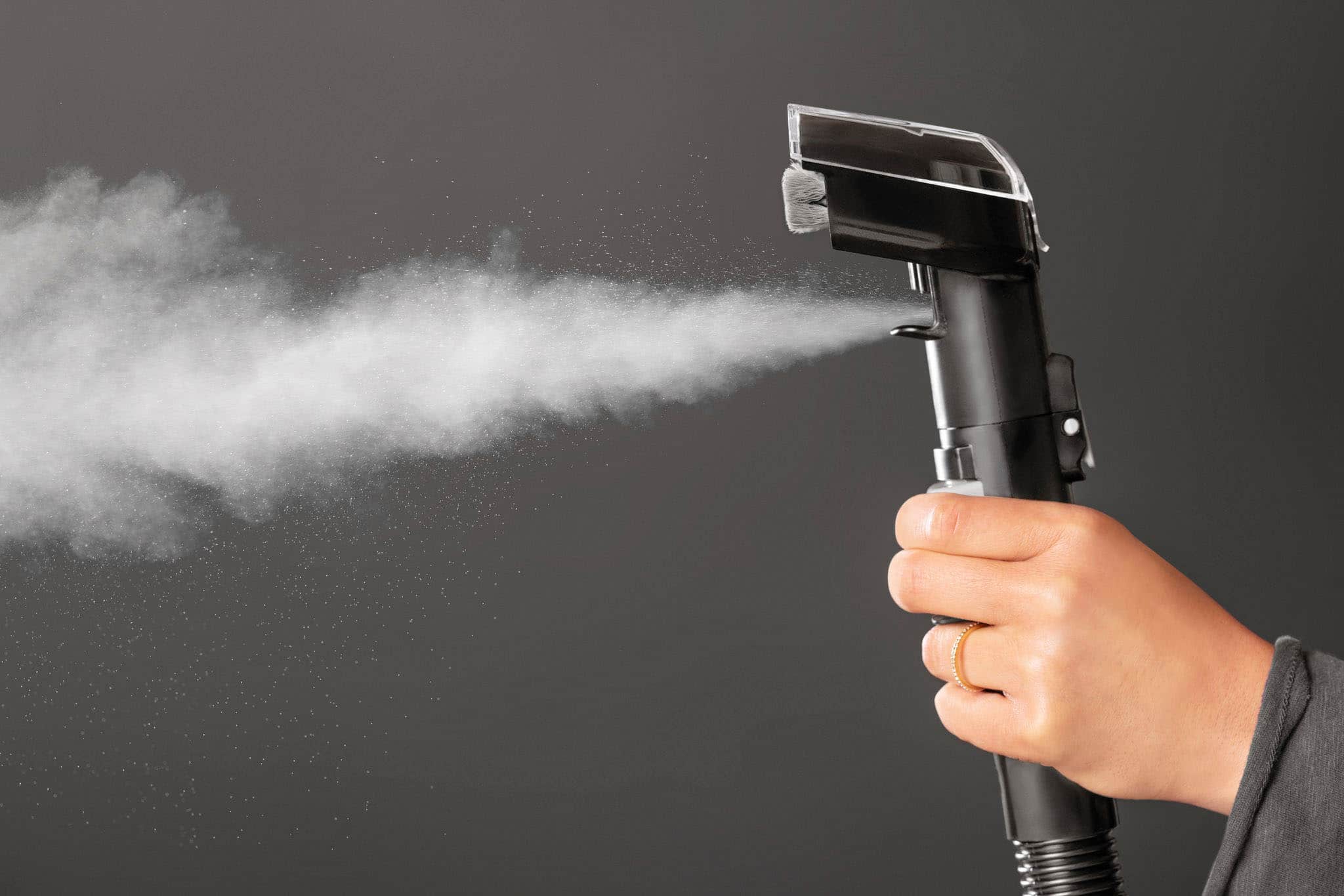 BISSELL - Little Green HydroSteam Pet Corded Portable Deep Cleaner - Titanium with Copper Harbor accents - Image 6