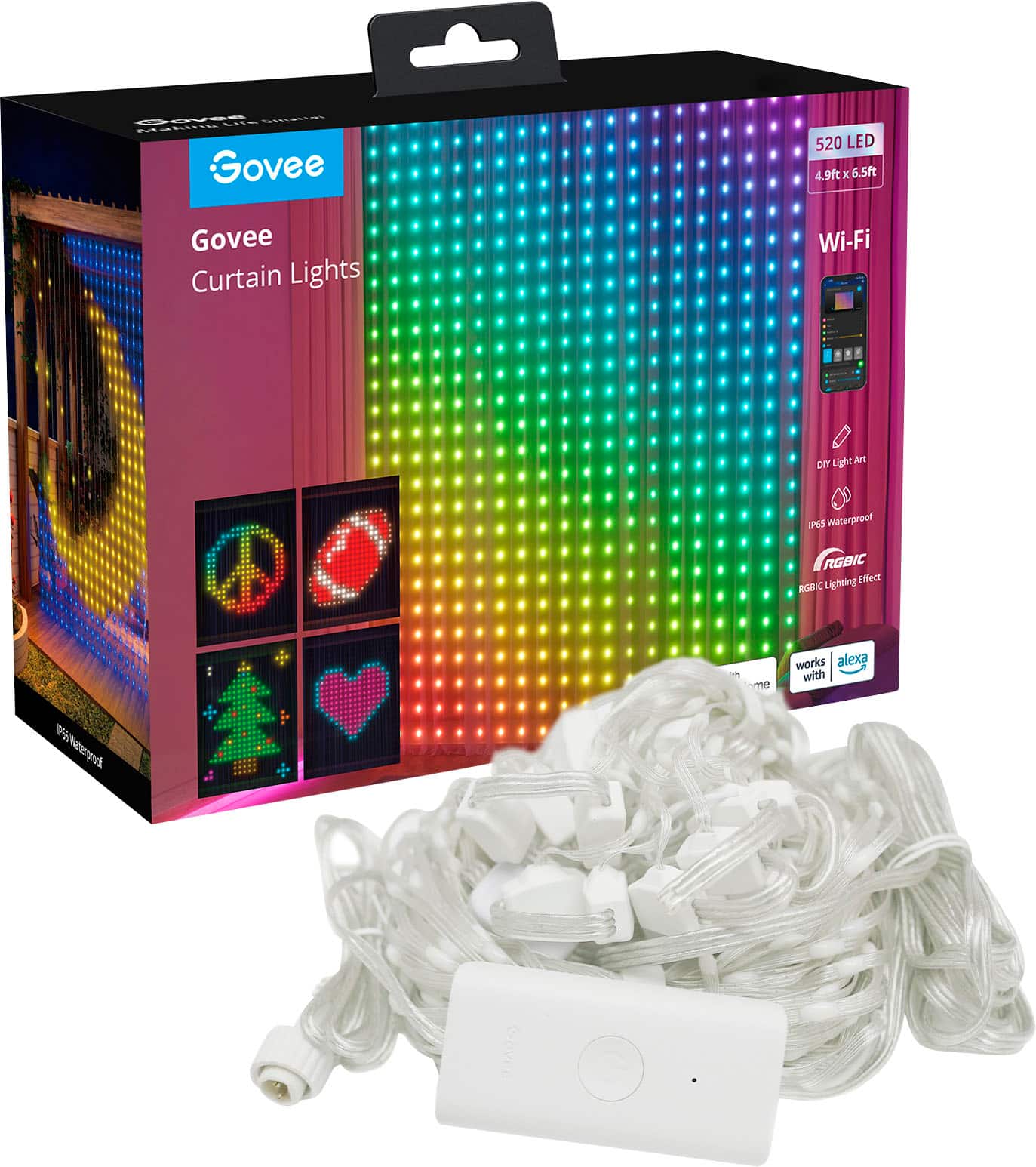 Govee - RGBIC Curtain Lights - Multi - Image 21