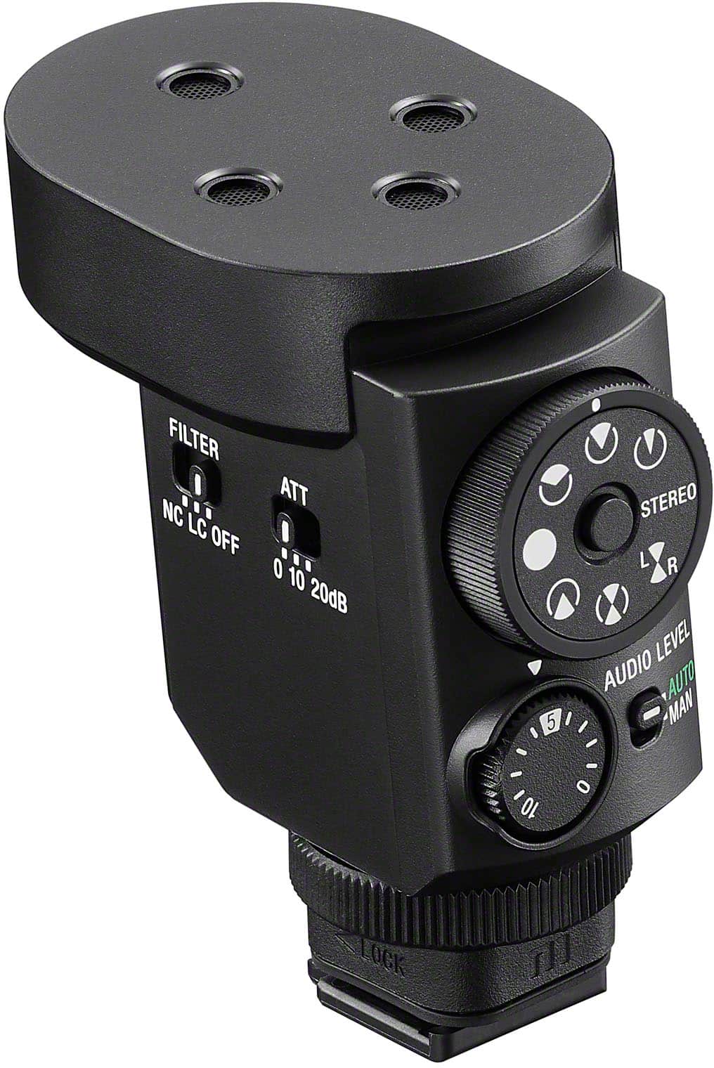 Sony - ECMM1 Multi-directional Shotgun Microphone - Black