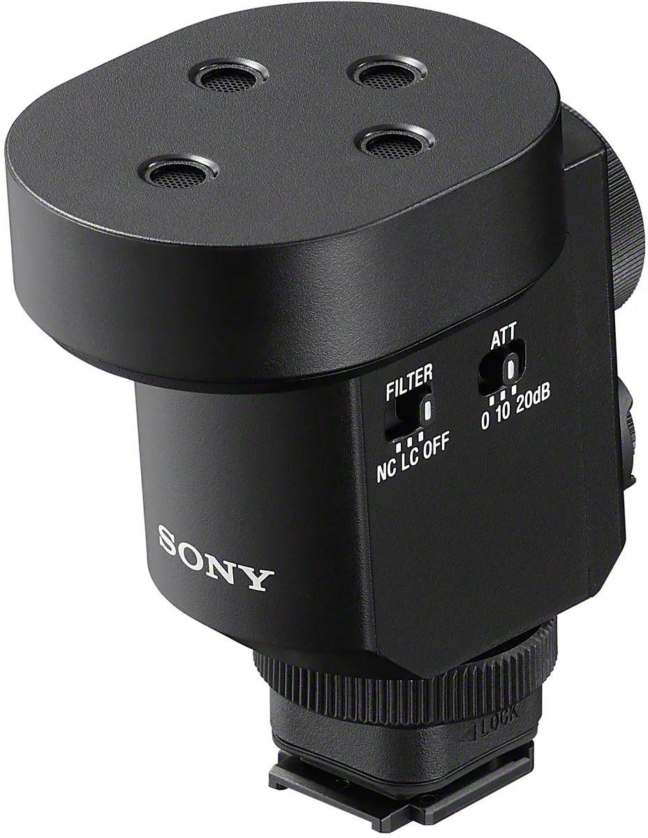 Sony - ECMM1 Multi-directional Shotgun Microphone - Black - Image 2