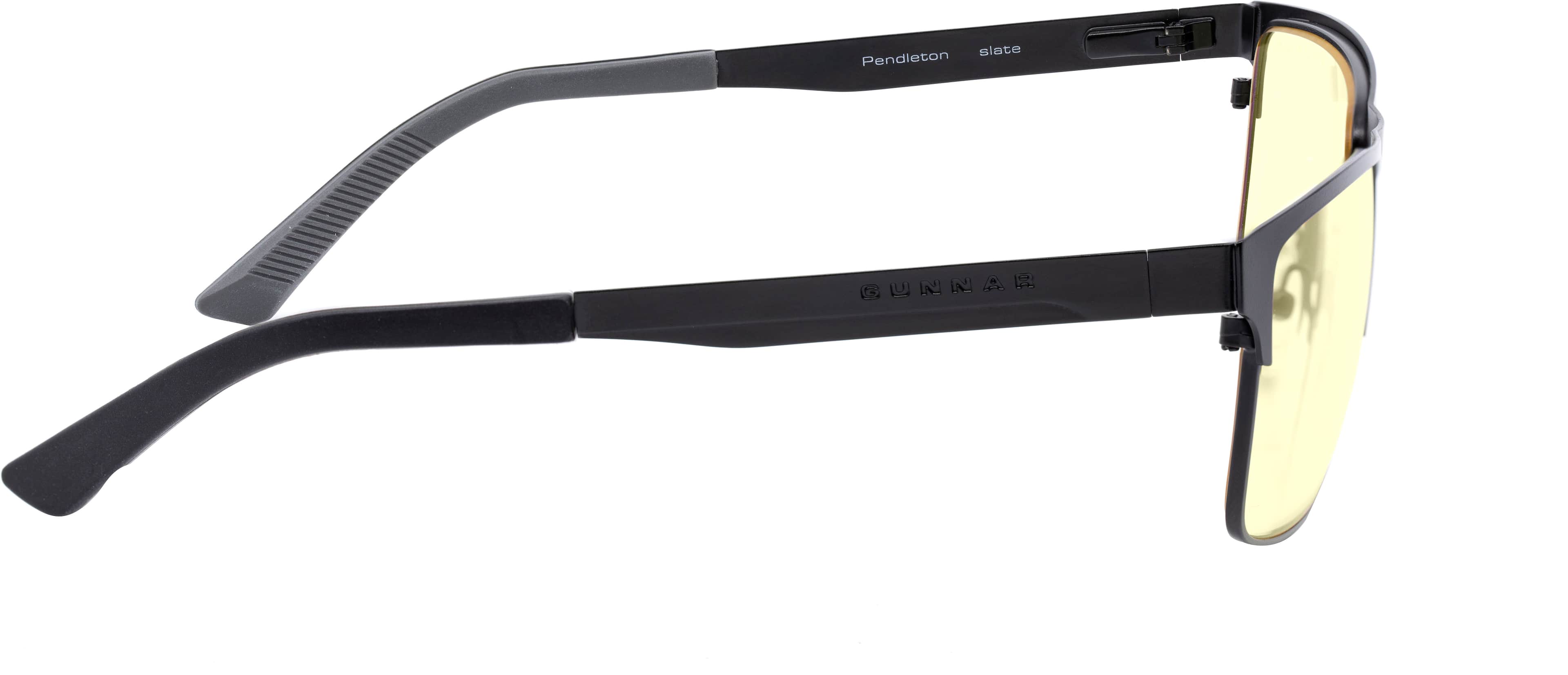 GUNNAR - Pendleton Computer Glasses with Blue Light Reduction , Amber Lenses - Slate - Image 8