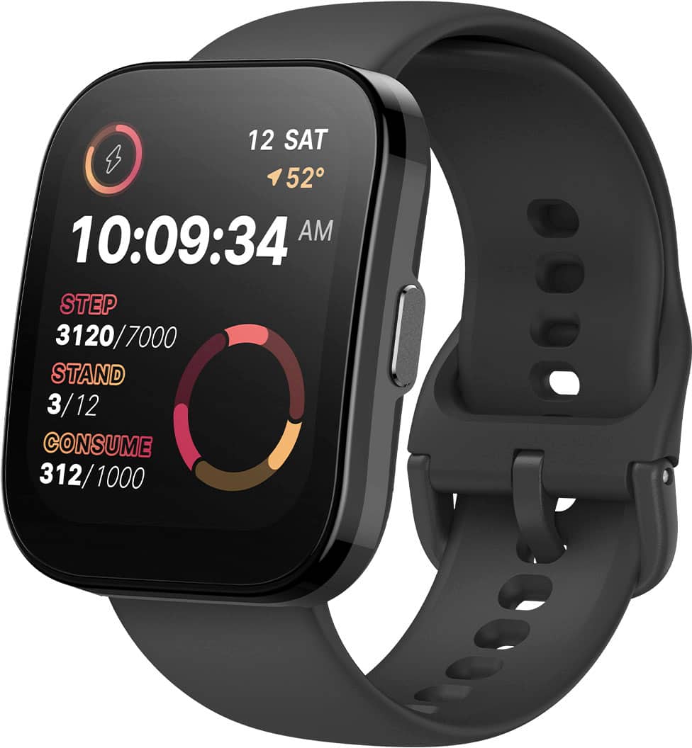 Amazfit - Bip 5 Smartwatch 49mm Polycarbonate Plastic - Black - (2023) - Image 4