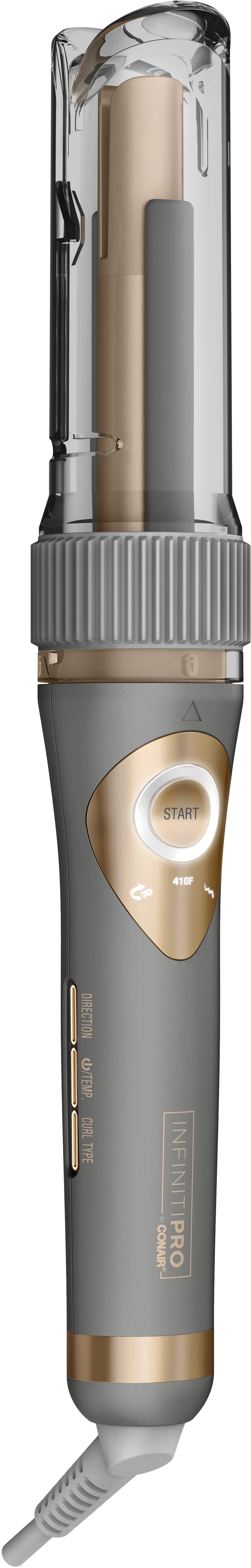 Conair - InfinitiPRO Curl Secret 2.0 Ceramic Curling Iron - Gray - Image 2