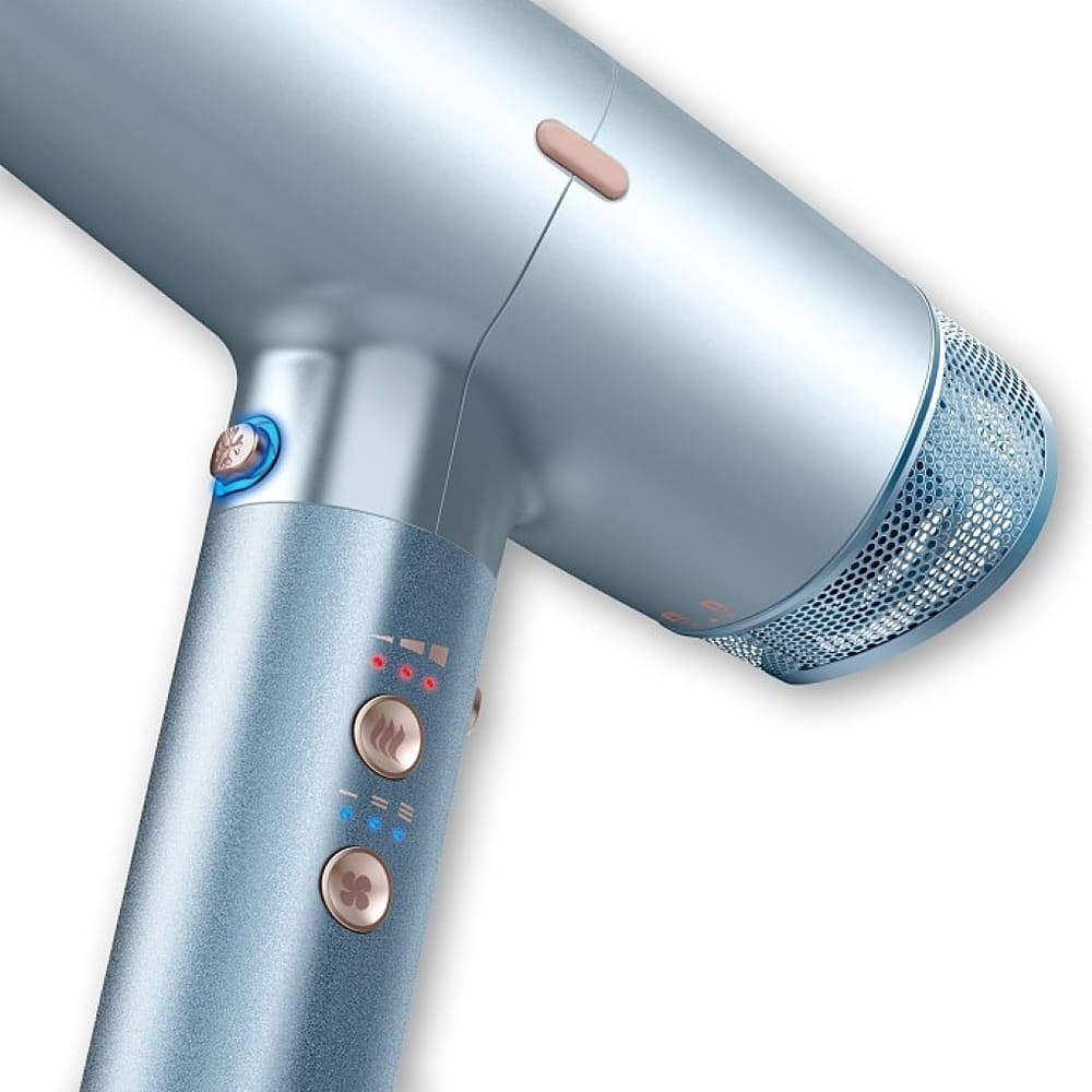 Conair - InfinitiPRO DigitalAIRE Hair Dryer - Powder Blue - Image 5