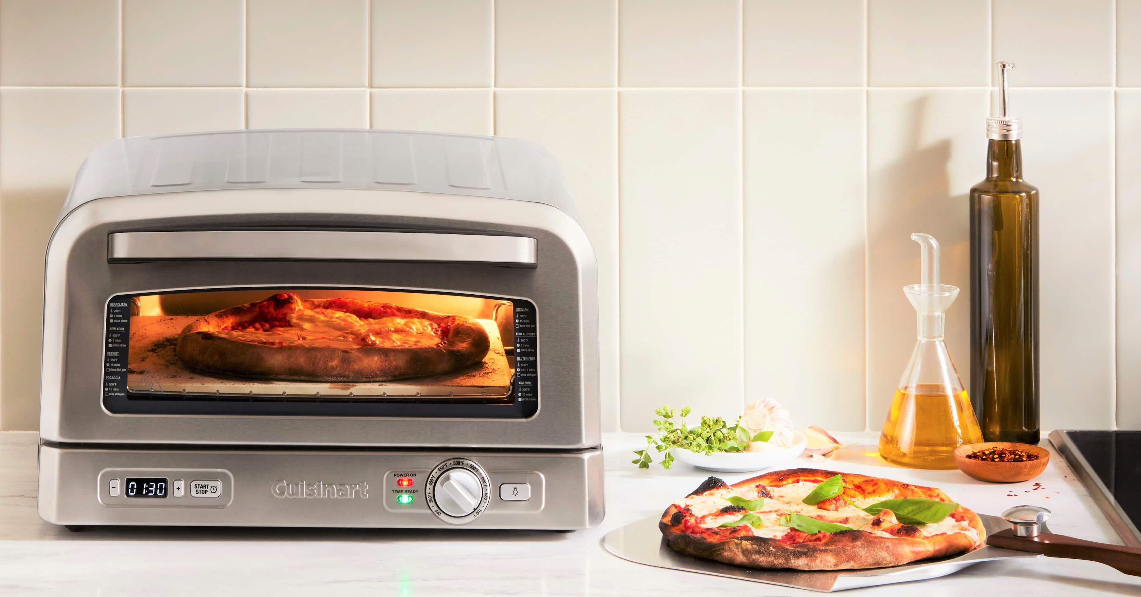 Cuisinart - Indoor Pizza Oven - Silver - Image 2