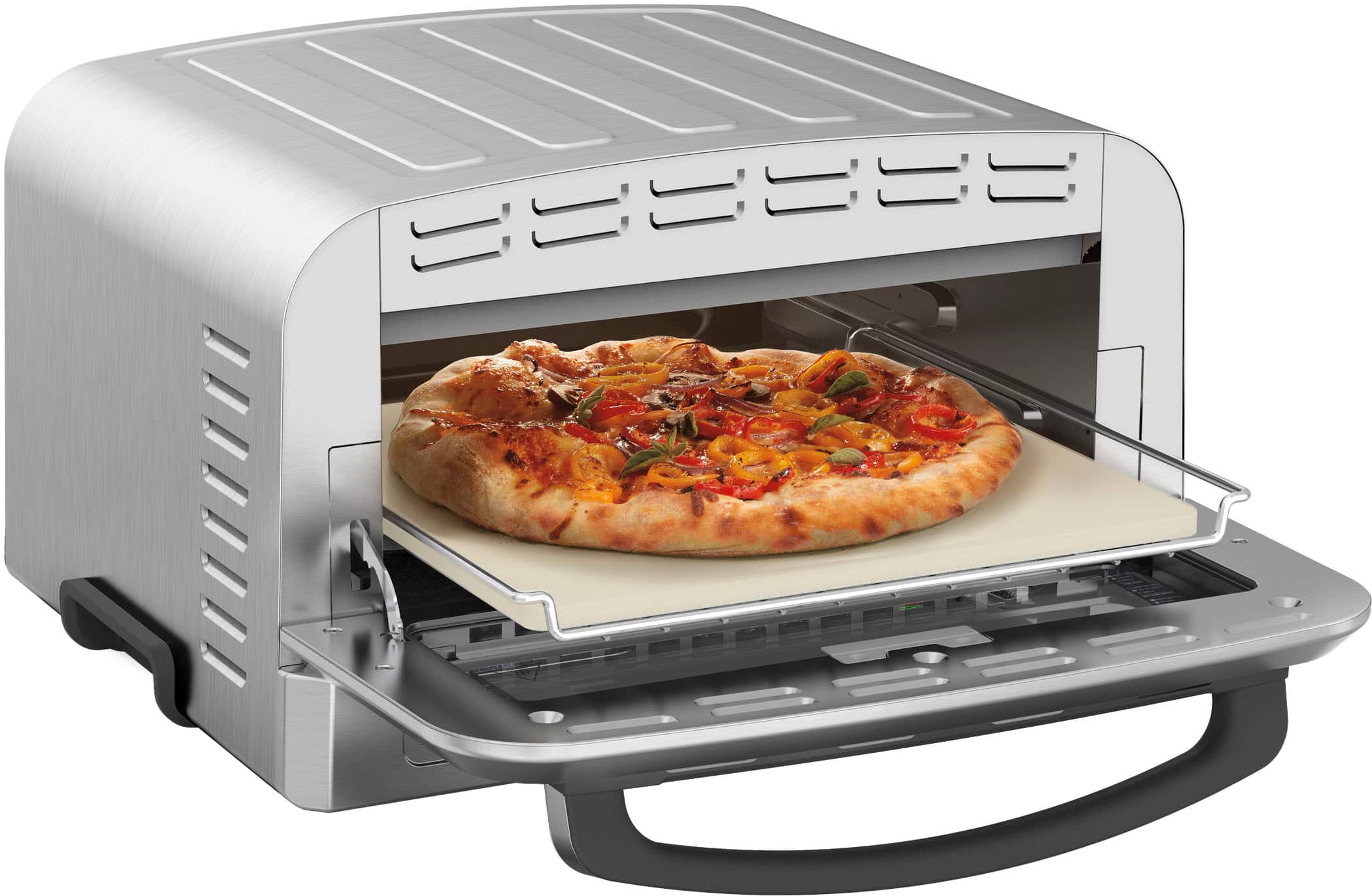 Cuisinart - Indoor Pizza Oven - Silver - Image 8