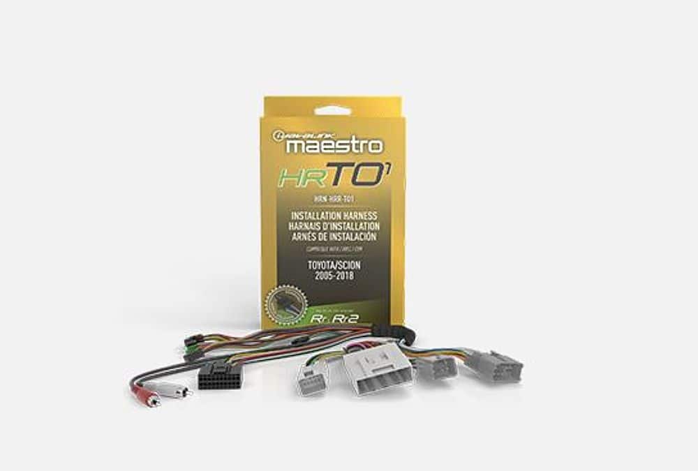 Maestro - Wiring T-Harness for Select Toyota and Scion Vehicles 2004 and up with HU Connectors - Black