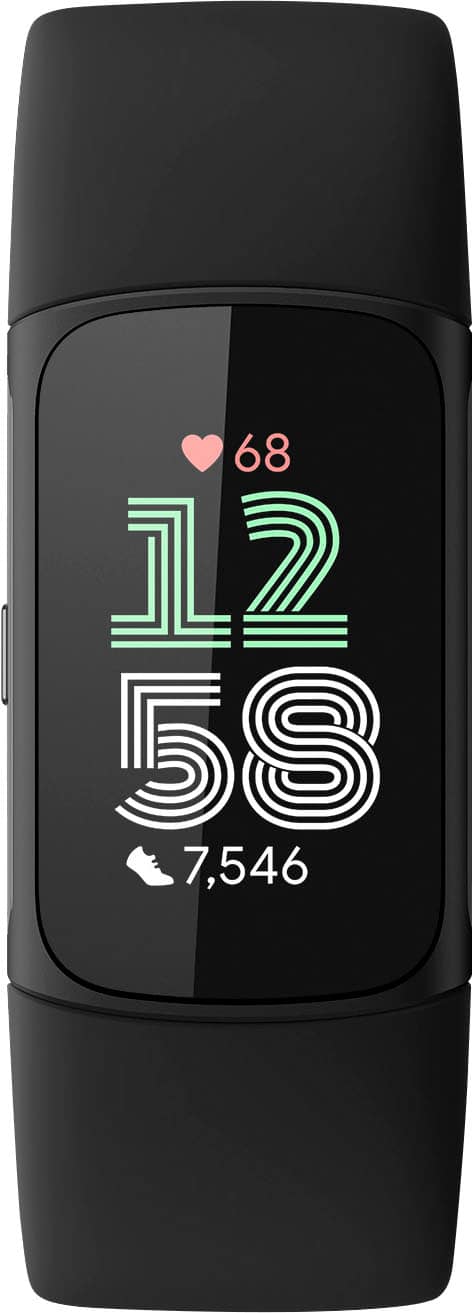 Fitbit - Charge 6 Advanced Fitness & Health Tracker - Obsidian - (2023)