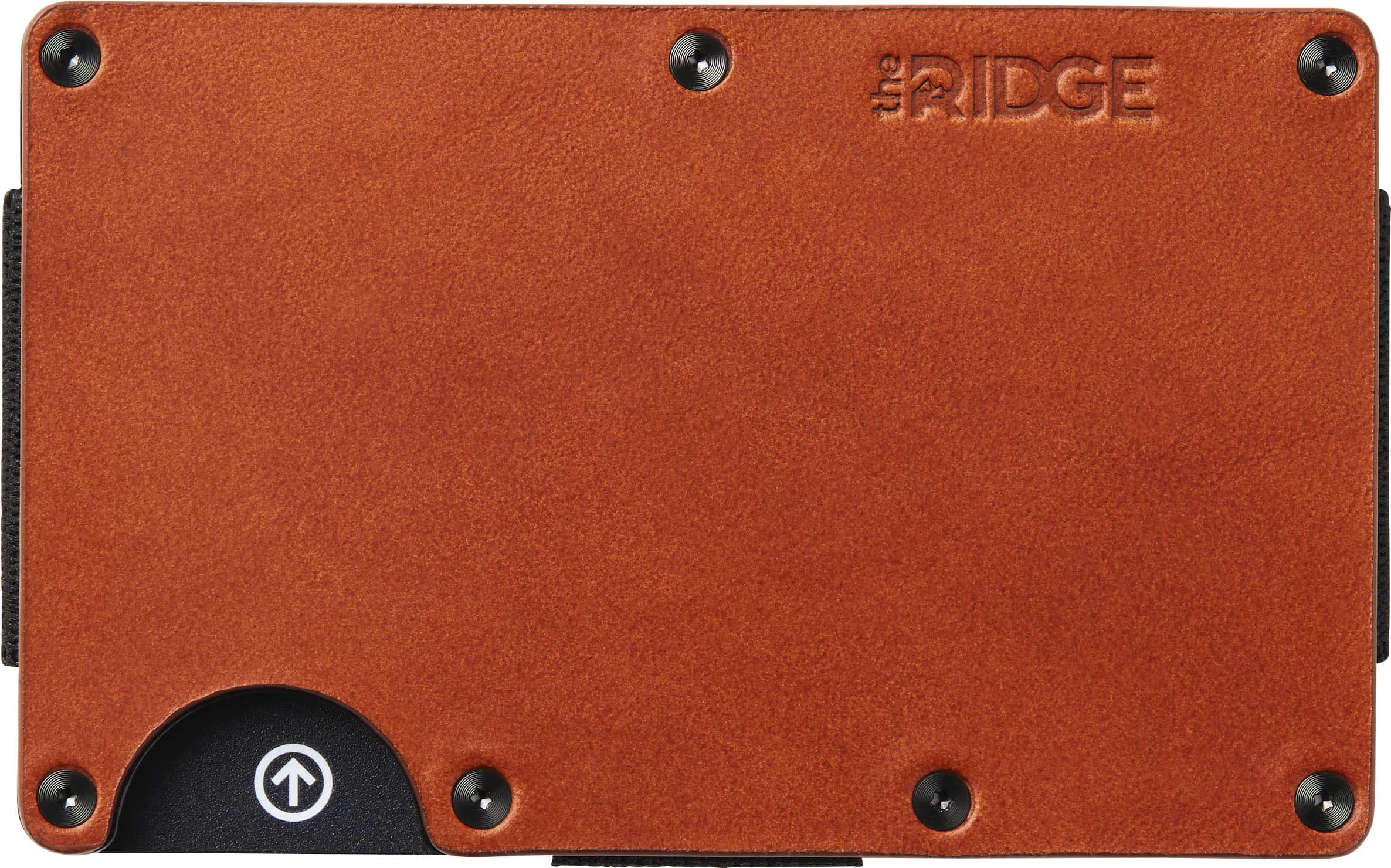 The Ridge Wallet - Leather Cash Strap - Tobacco Brown