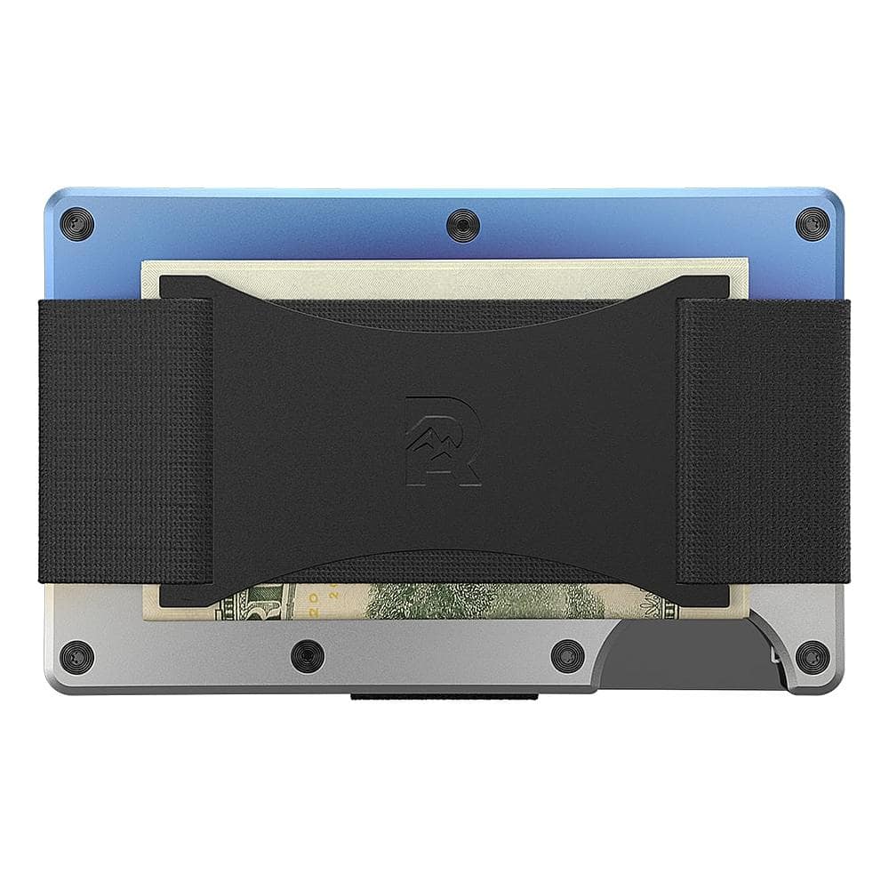 The Ridge Wallet - Titanium Cash Strap - Burnt - Image 2