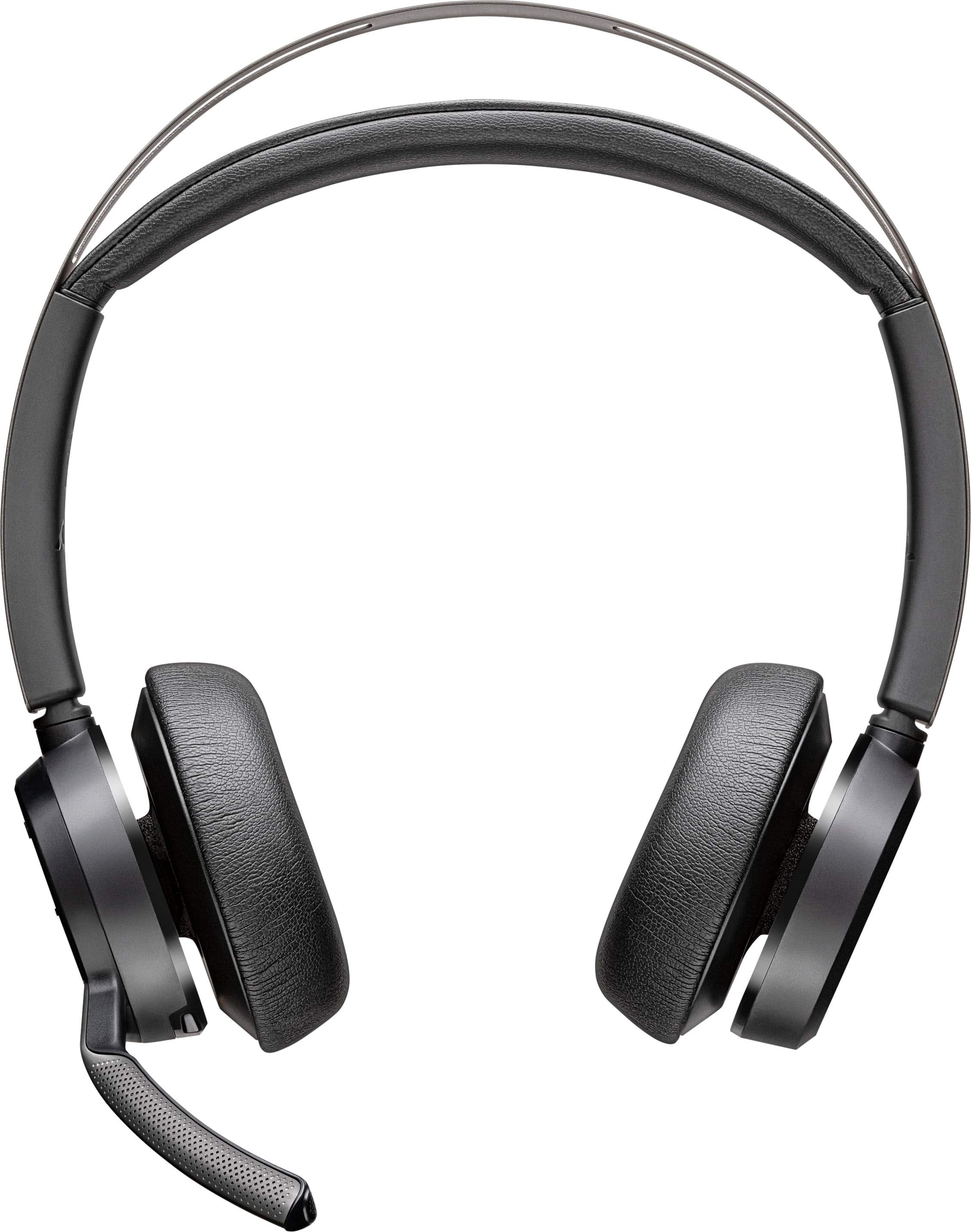 Poly - Voyager Focus 2 Wireless Noise Cancelling On-Ear Headset with Charge Stand - Black - Image 2