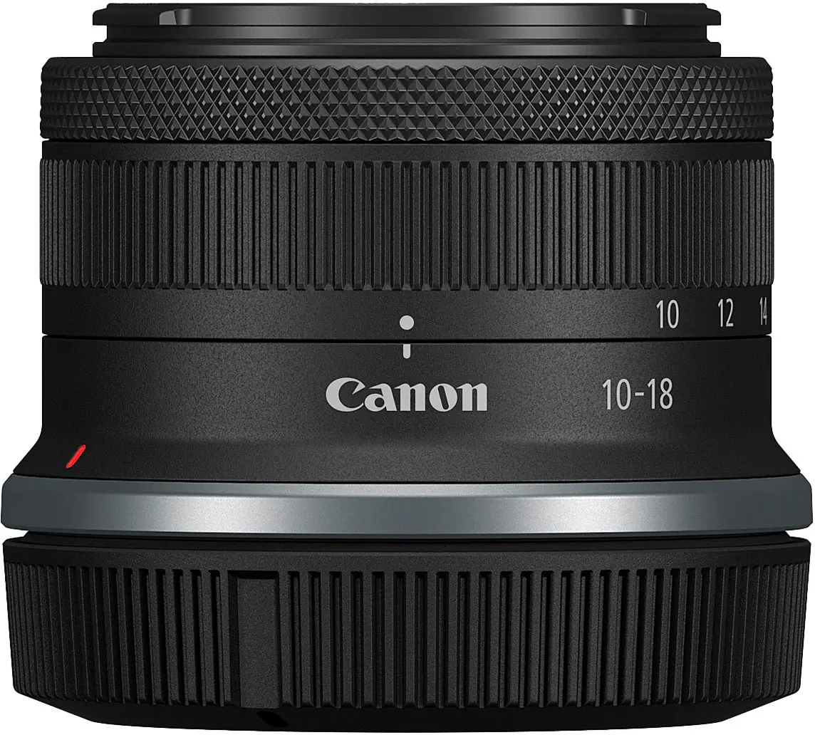 Canon - RF-S10-18mm F4.5-6.3 IS STM Ultra-Wide Angle Zoom Lens for EOS R-Series Cameras - Black - Image 2