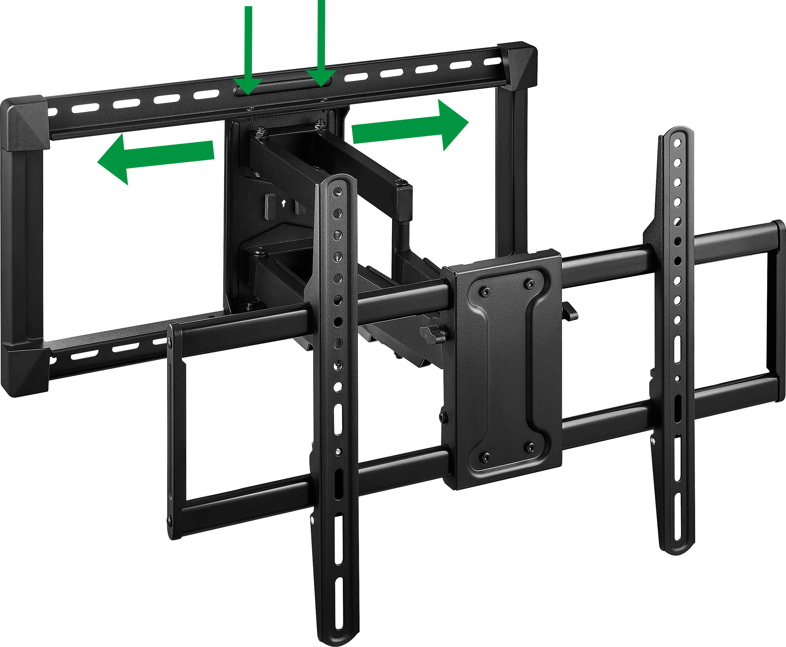 Insignia™ - Full-Motion TV Wall Mount for Most 42"–90" TVs — Extends 22" - Black - Image 7