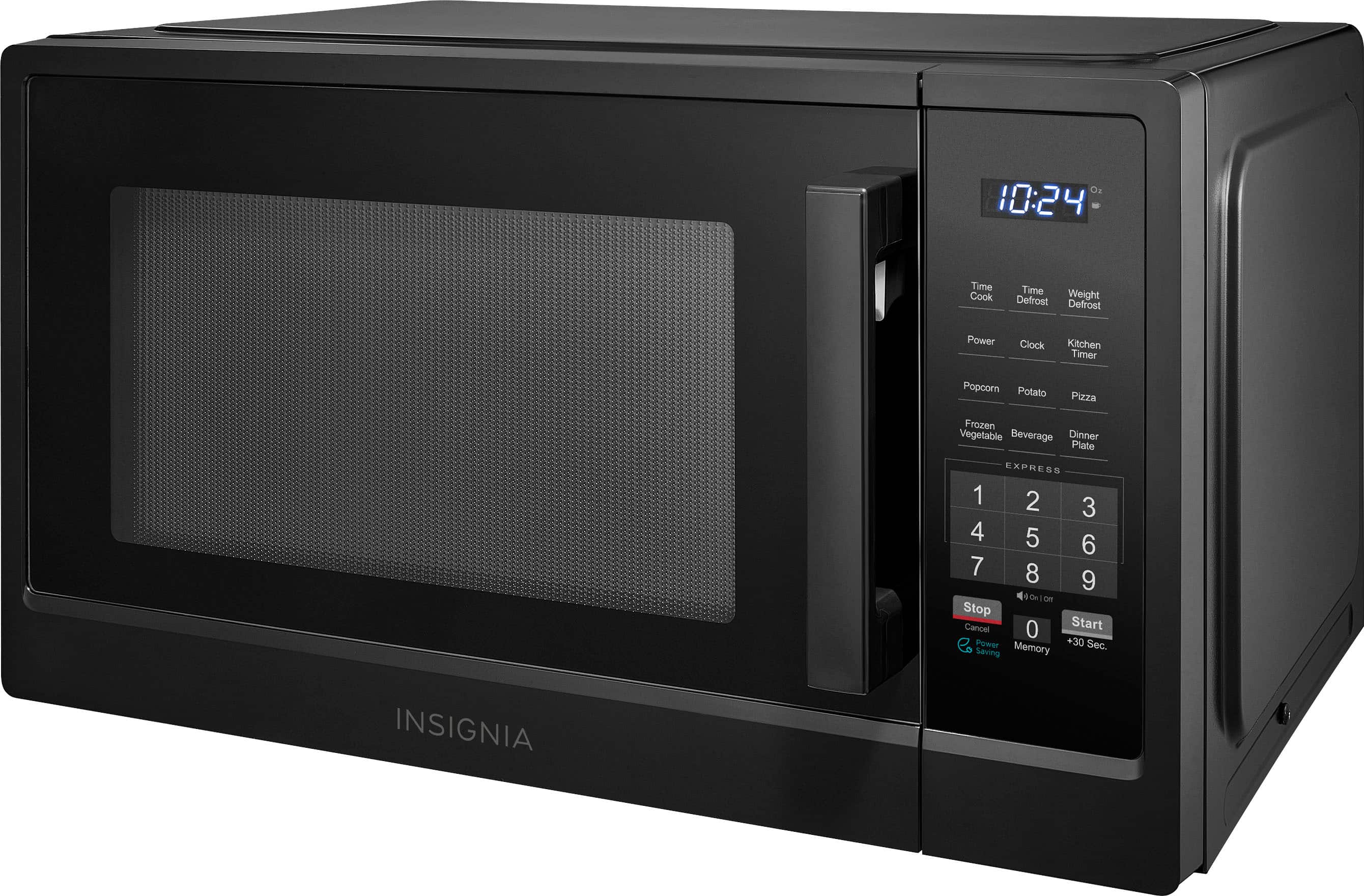 Insignia™ - 1.1 Cu. Ft. Countertop Microwave - Black - Image 10