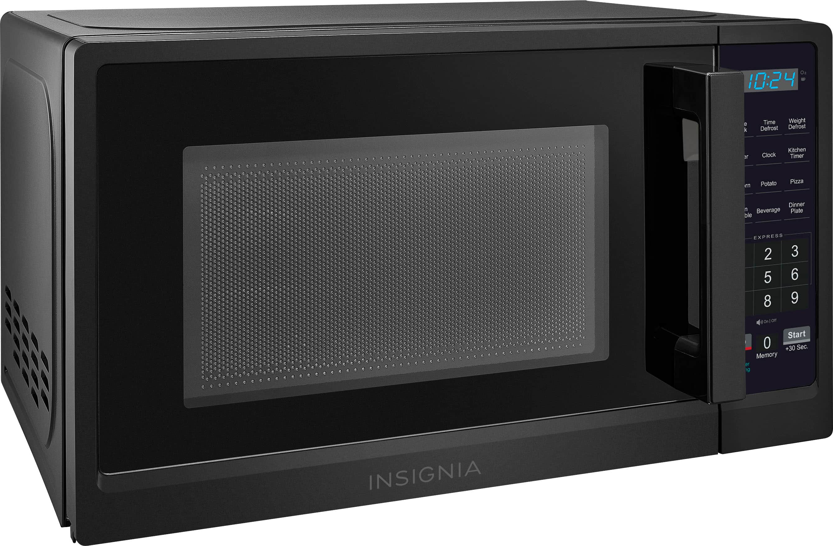 Insignia™ - .7 Cu. Ft. Compact Microwave - Black - Image 10