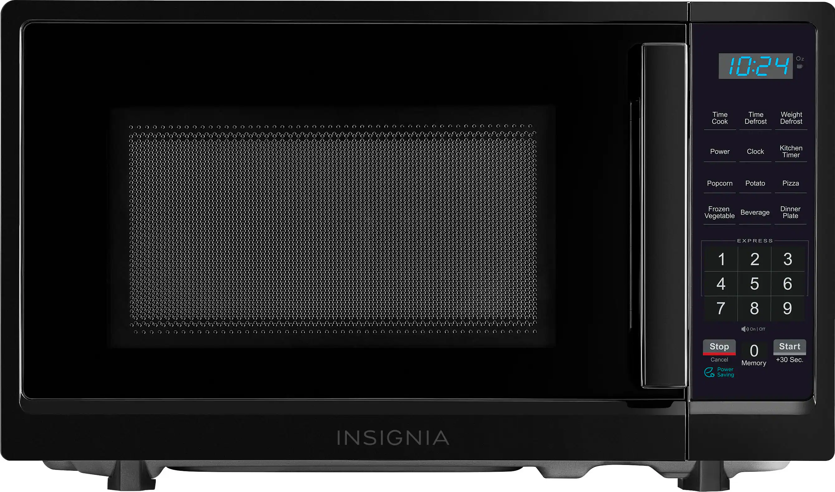 Insignia™ - .7 Cu. Ft. Compact Microwave - Black