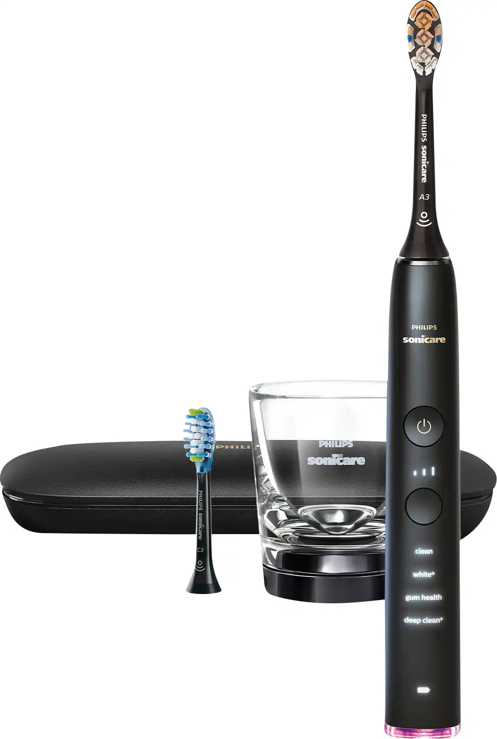 Philips Sonicare - DiamondClean Smart Electric, Rechargeable Toothbrush for Complete Oral Care – 9300 Series - Black