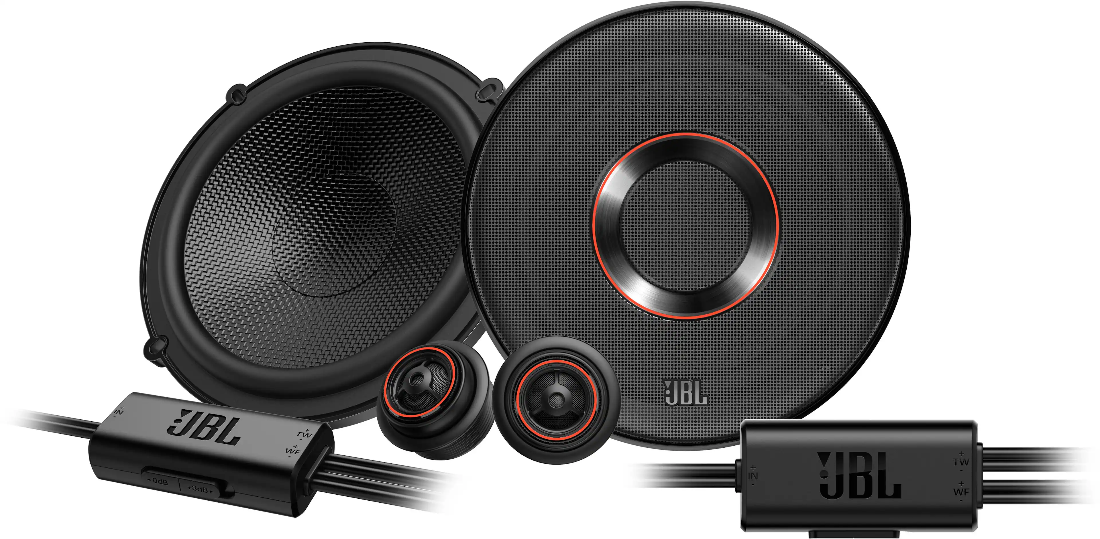 JBL - Club 6-1/2” Component Premium Car Speakers with Carbon Fiber Cones (Pair) - Black - Image 2