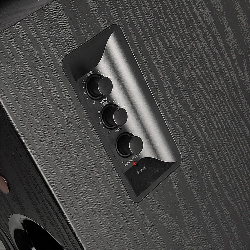Edifier - R2850DB Active Bookshelf Speakers, Computer Speakers - Bluetooth and Optical Input - 2.0 Studio Monitor Speaker - Black - Image 3