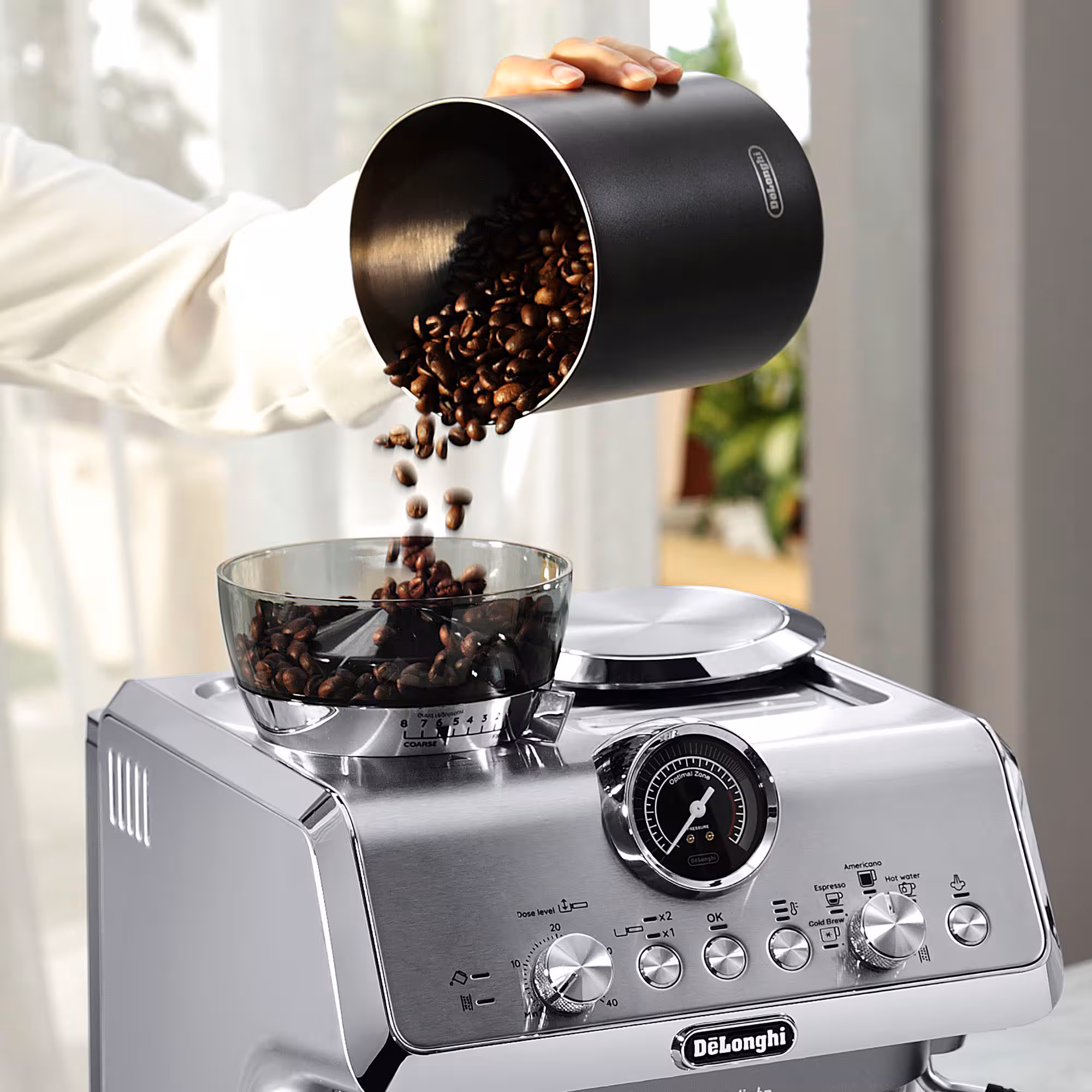 De'Longhi - La Specialista Arte Evo Espresso Machine with Cold Brew - Stainless Steel - Image 3