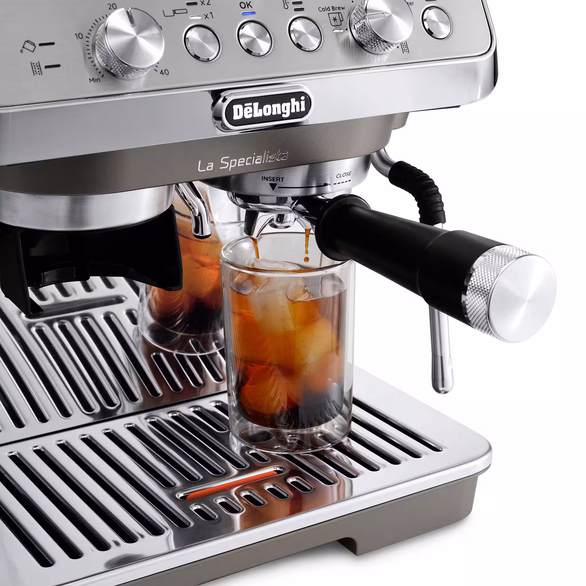 De'Longhi - La Specialista Arte Evo Espresso Machine with Cold Brew - Stainless Steel - Image 5