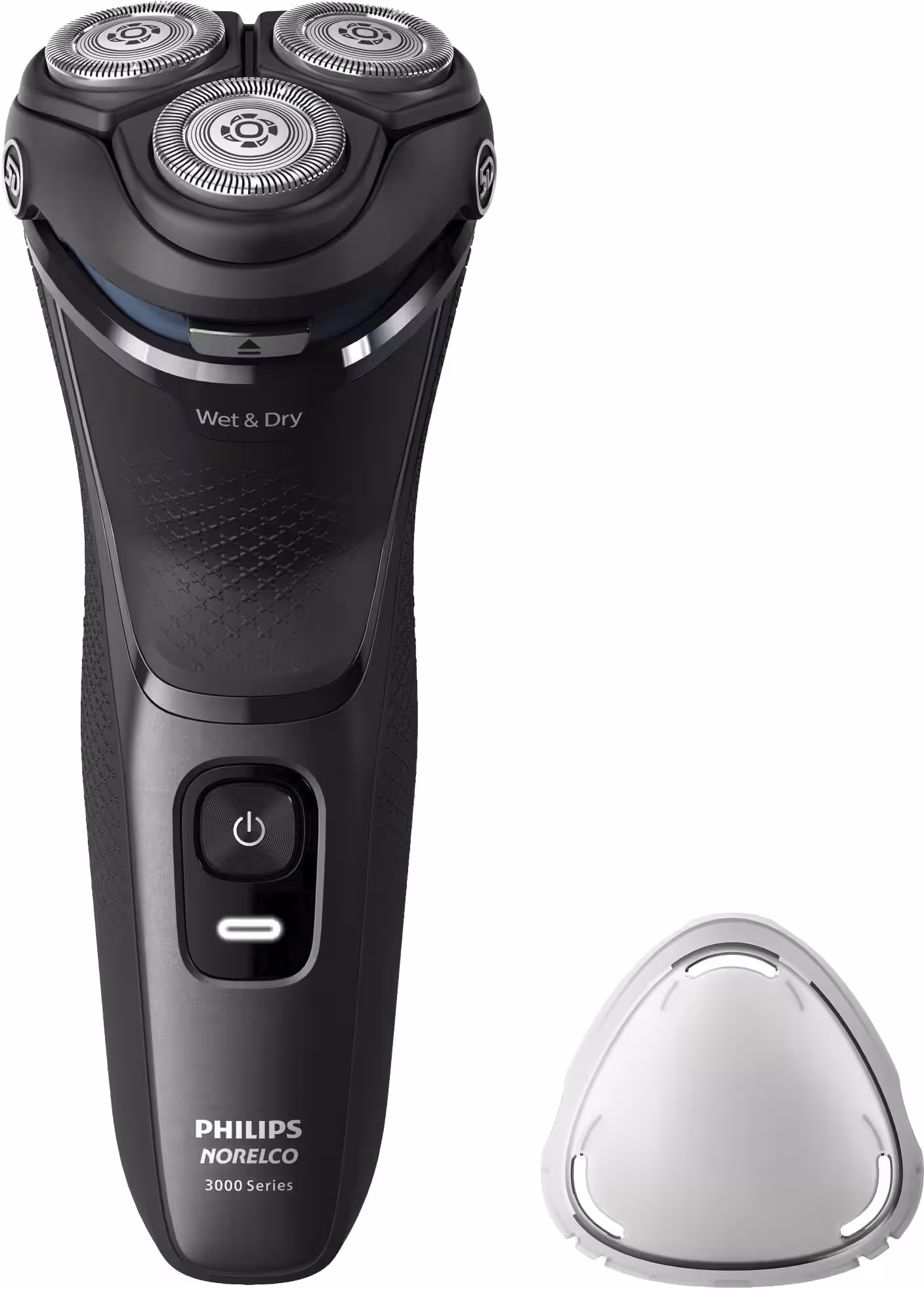 Philips Norelco - Series 3000 Rechargeable Wet/Dry Electric Shaver - Black