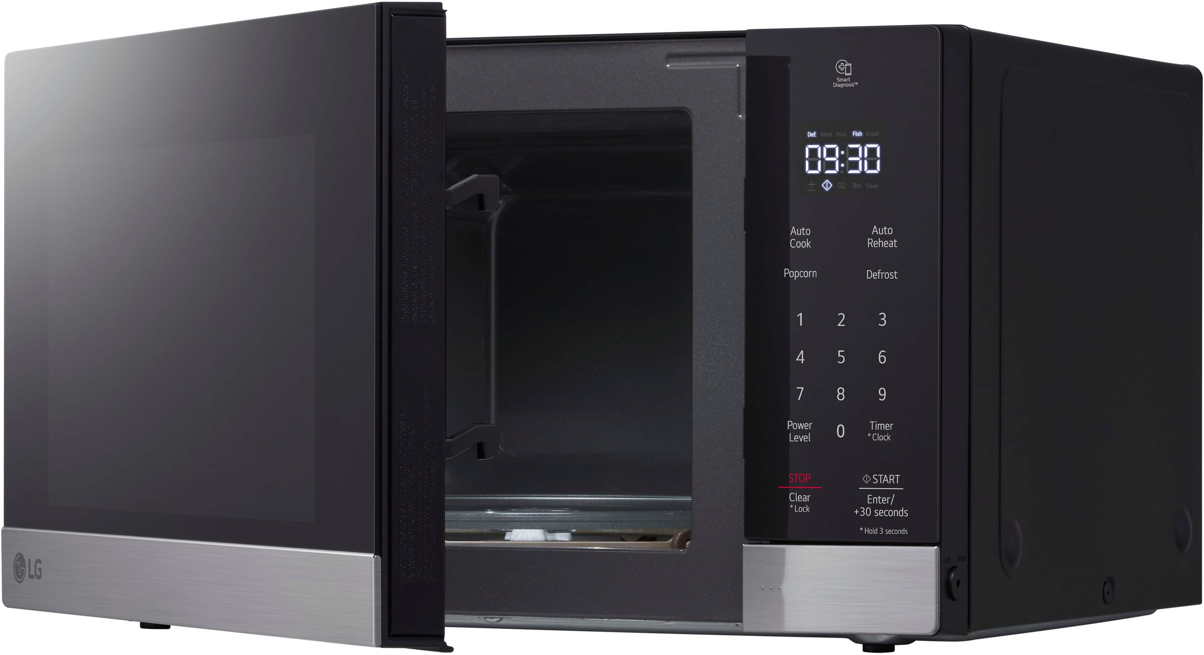 LG - 0.9 Cu. Ft. Countertop Microwave with Sensor Cooking and Smart Inverter - Stainless Steel - Image 13
