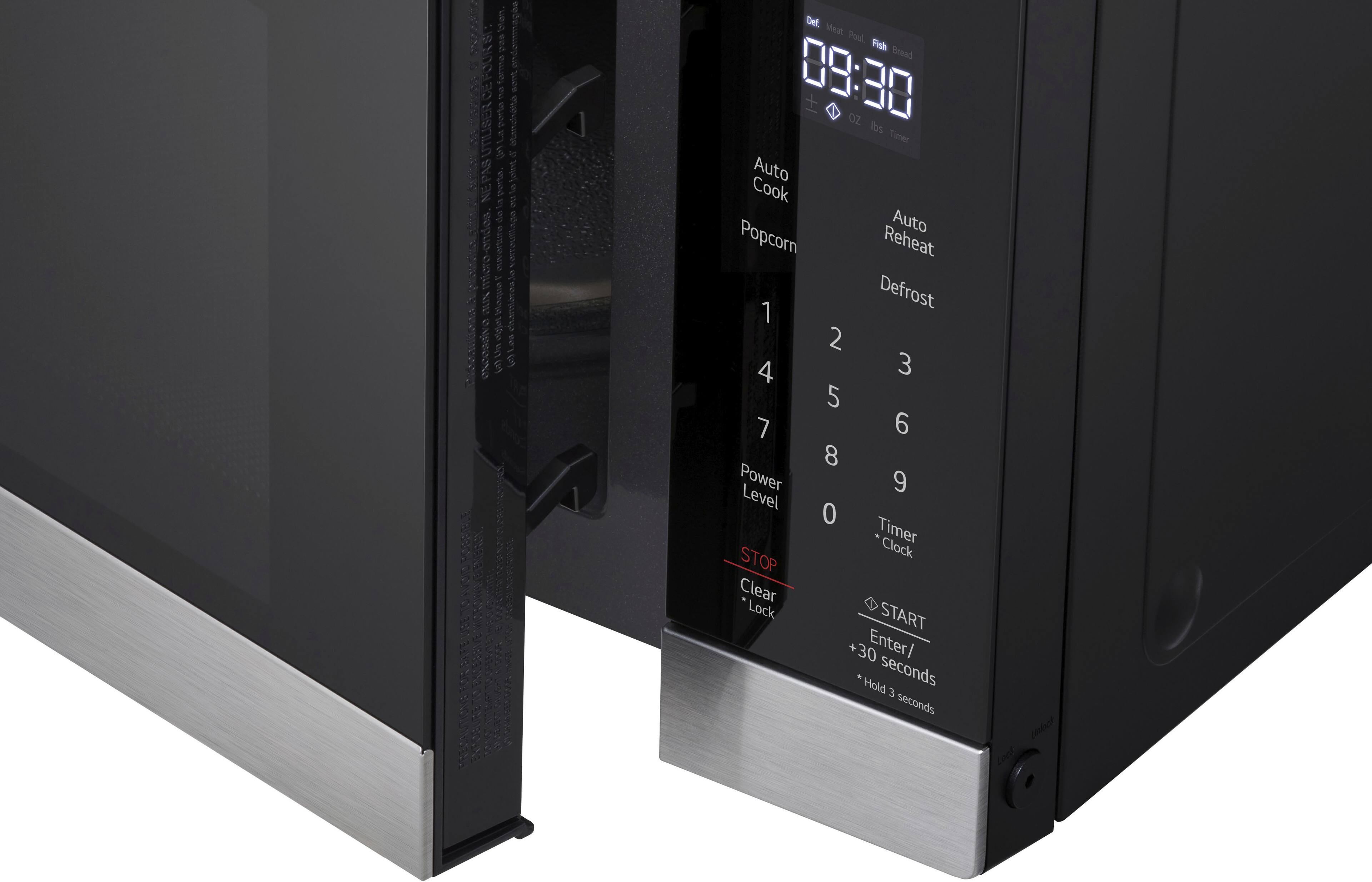 LG - 0.9 Cu. Ft. Countertop Microwave with Sensor Cooking and Smart Inverter - Stainless Steel - Image 19