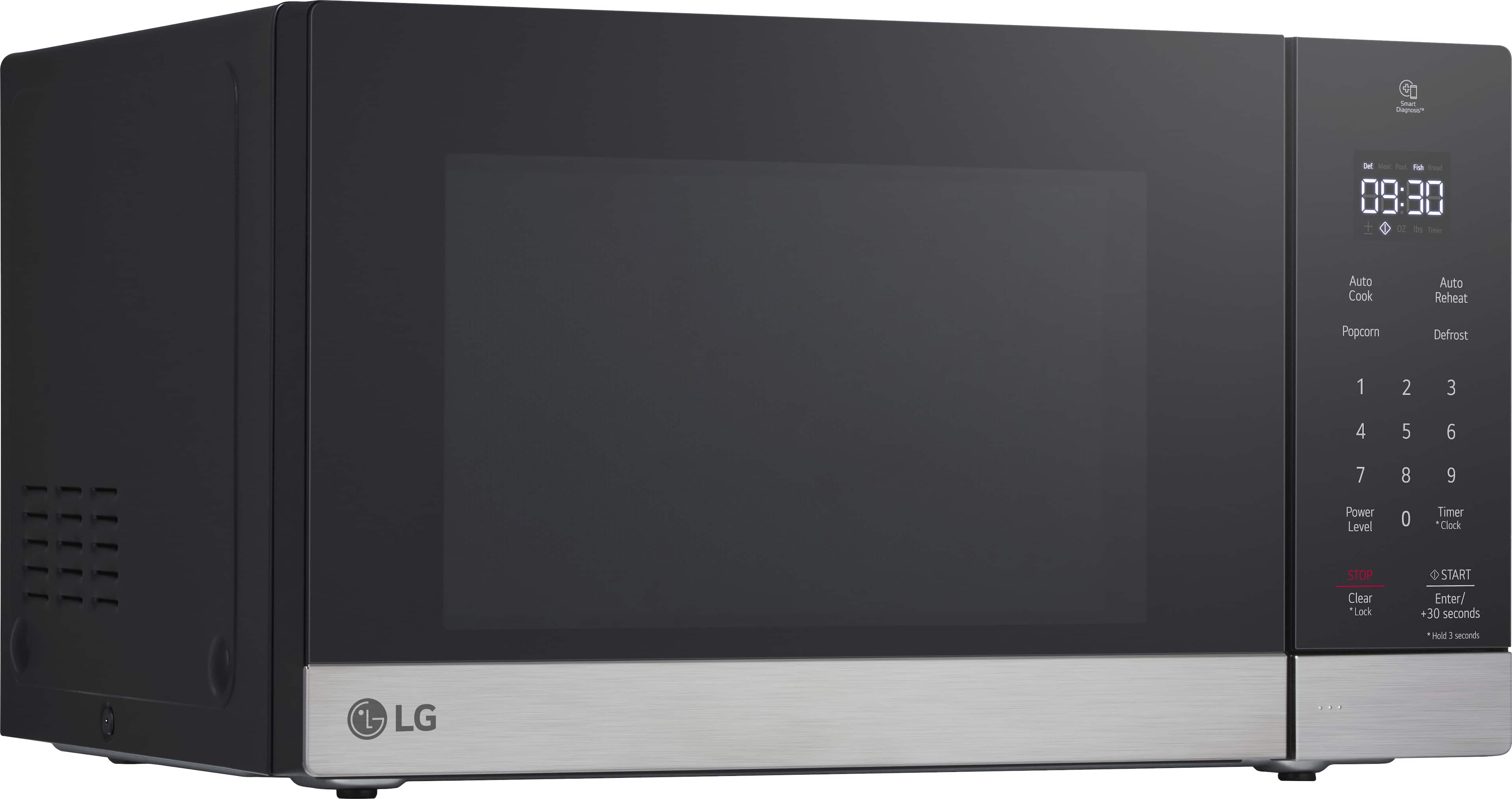 LG - 0.9 Cu. Ft. Countertop Microwave with Sensor Cooking and Smart Inverter - Stainless Steel - Image 2