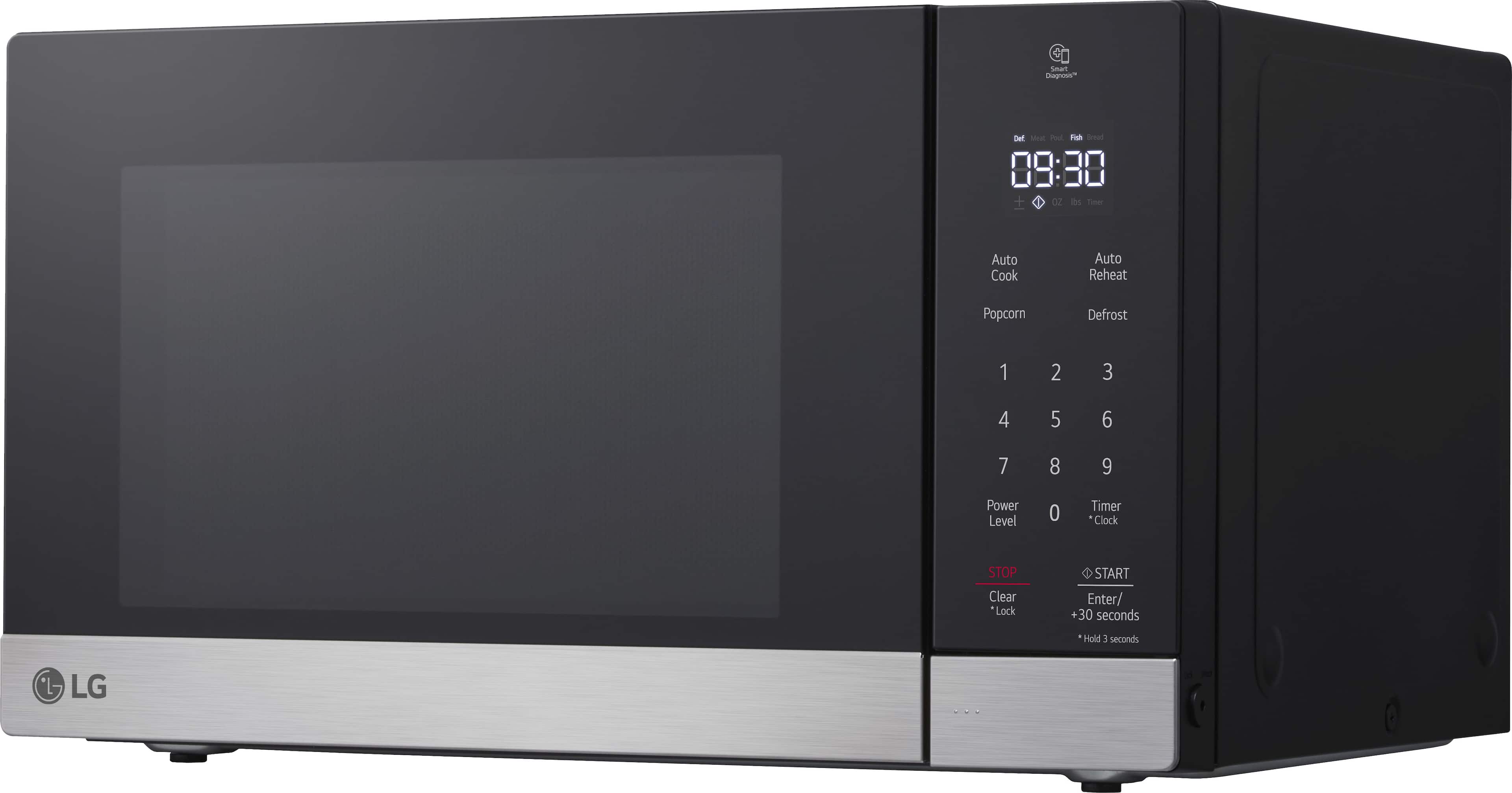 LG - 0.9 Cu. Ft. Countertop Microwave with Sensor Cooking and Smart Inverter - Stainless Steel - Image 4