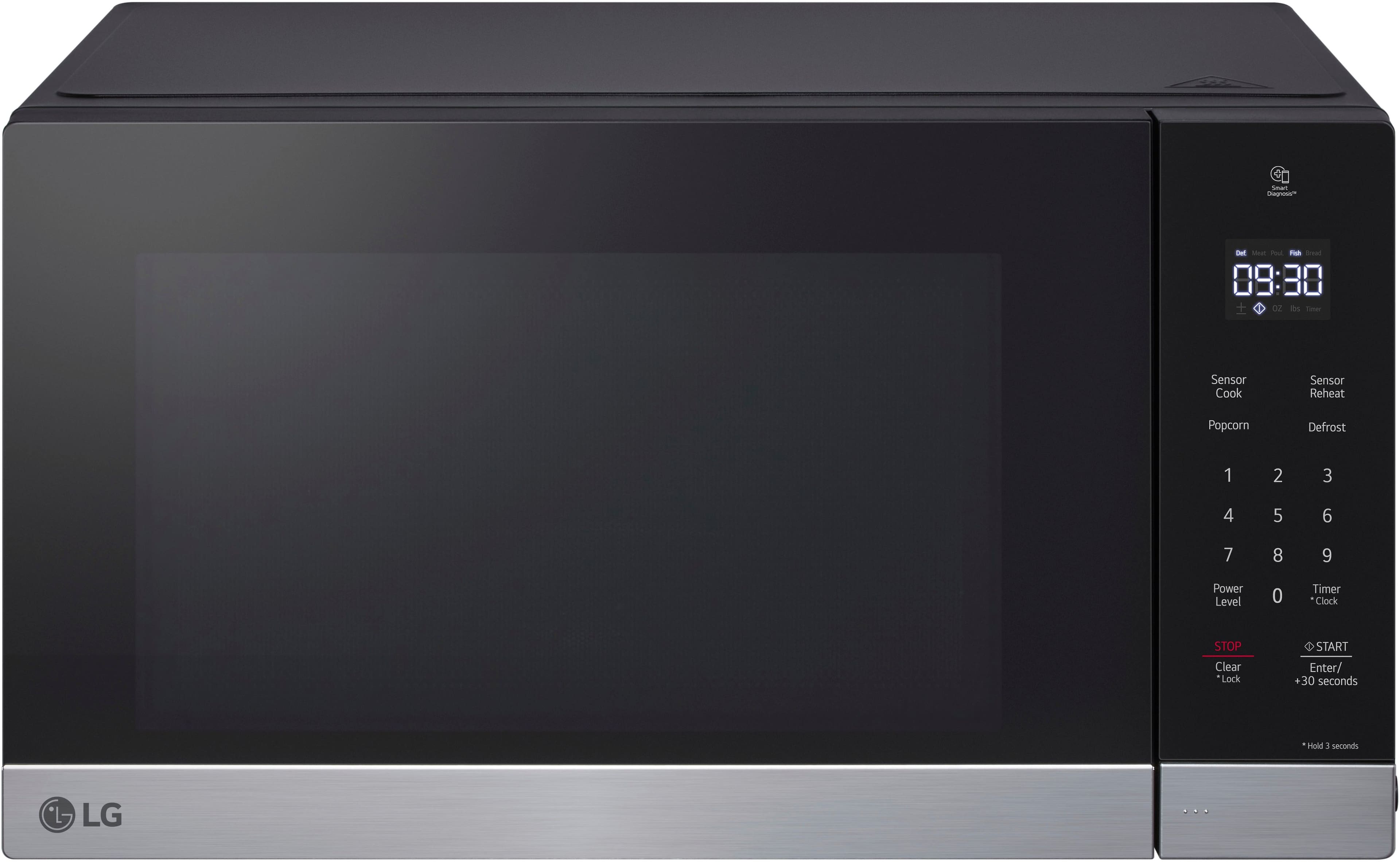 LG - 1.5 Cu. Ft. Countertop Microwave with Sensor Cooking and Smart Inverter - Stainless Steel - Image 7