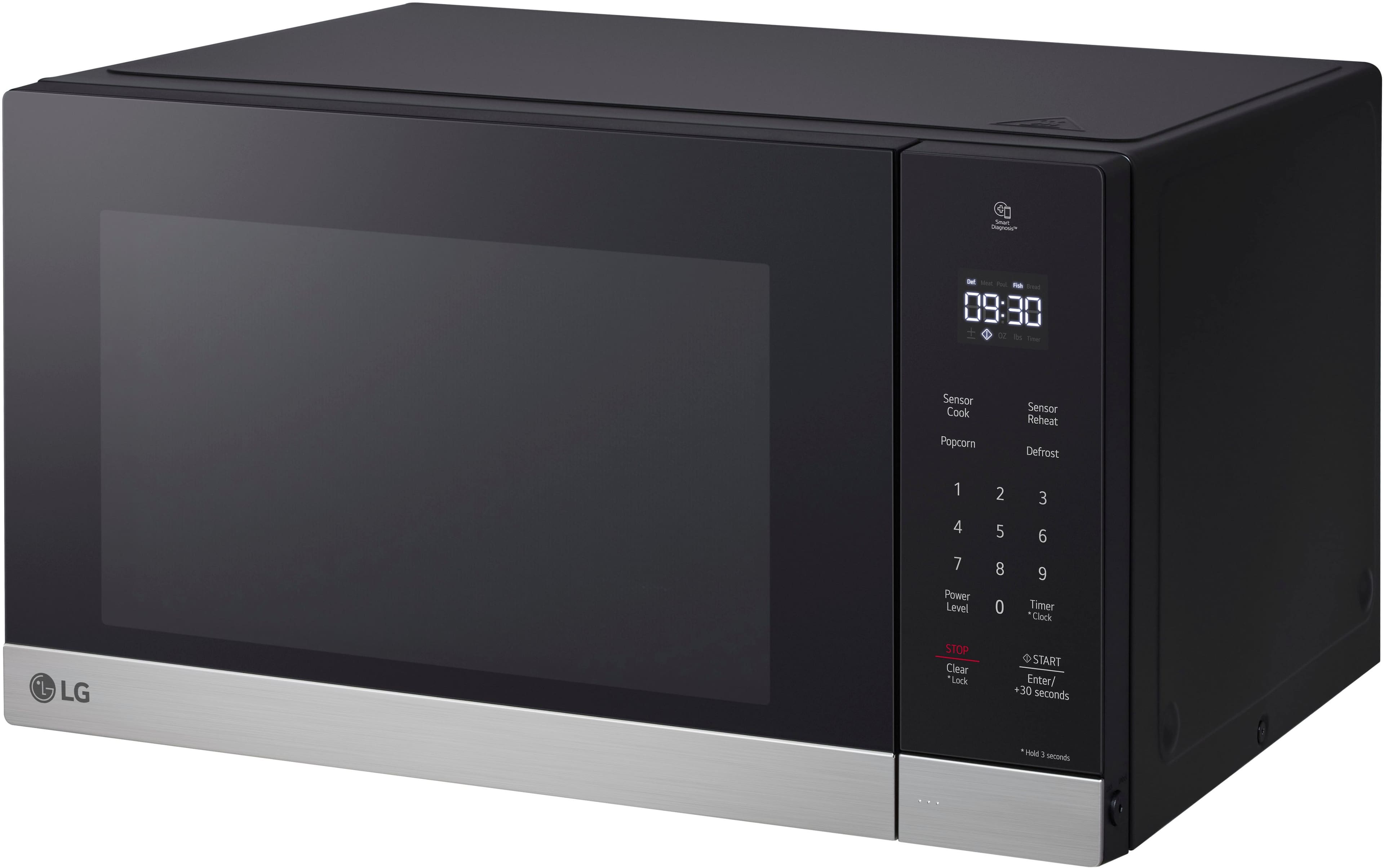 LG - 1.5 Cu. Ft. Countertop Microwave with Sensor Cooking and Smart Inverter - Stainless Steel - Image 12