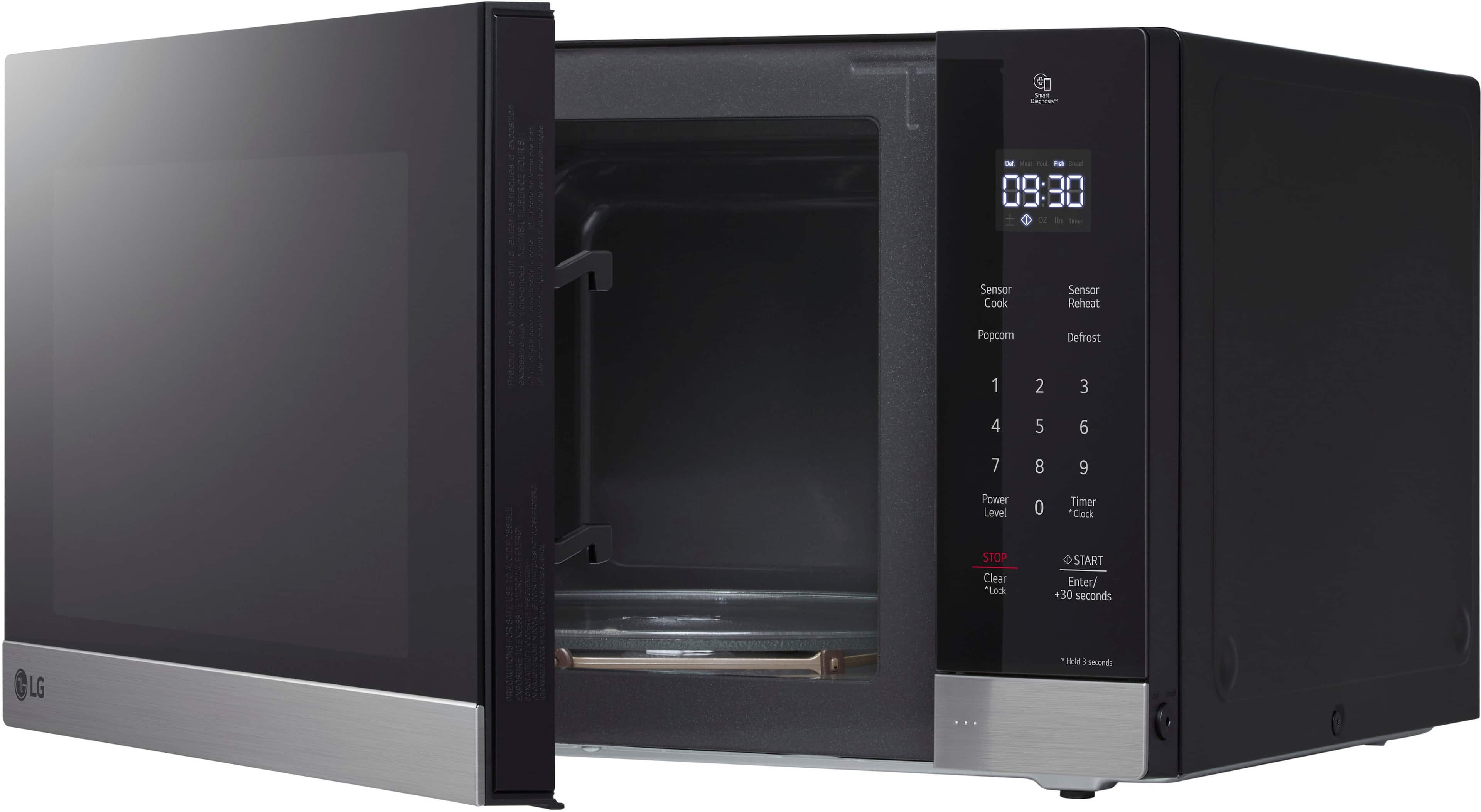 LG - 1.5 Cu. Ft. Countertop Microwave with Sensor Cooking and Smart Inverter - Stainless Steel - Image 13